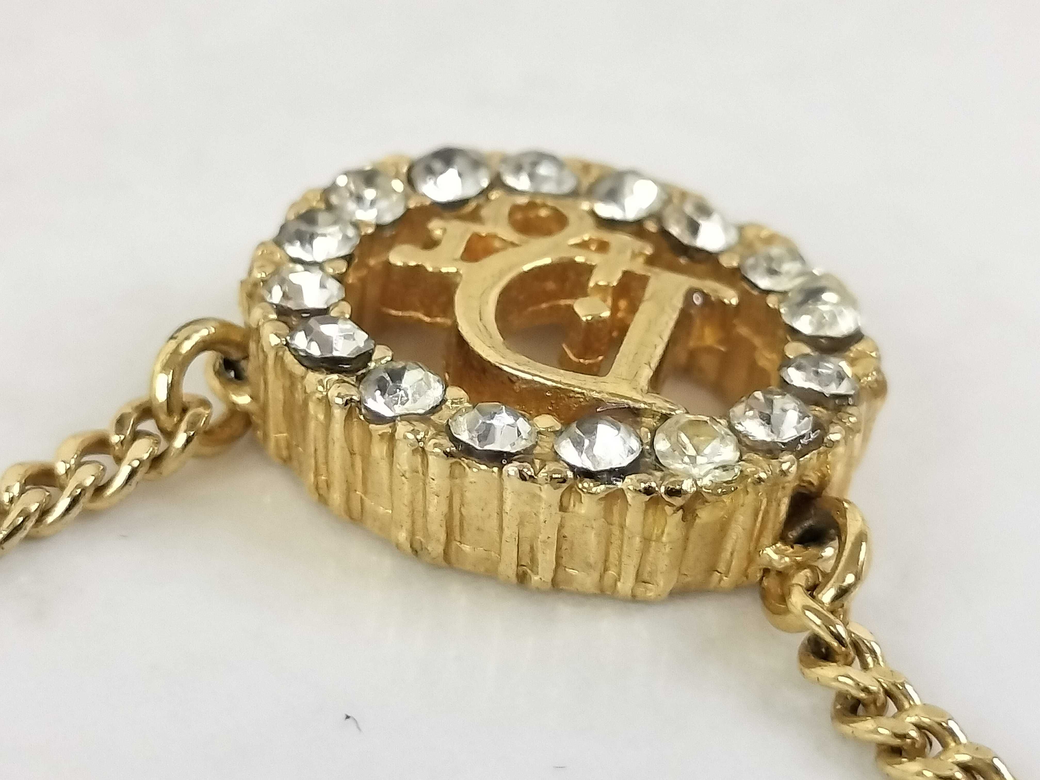 Gold Logo Necklace — view 4