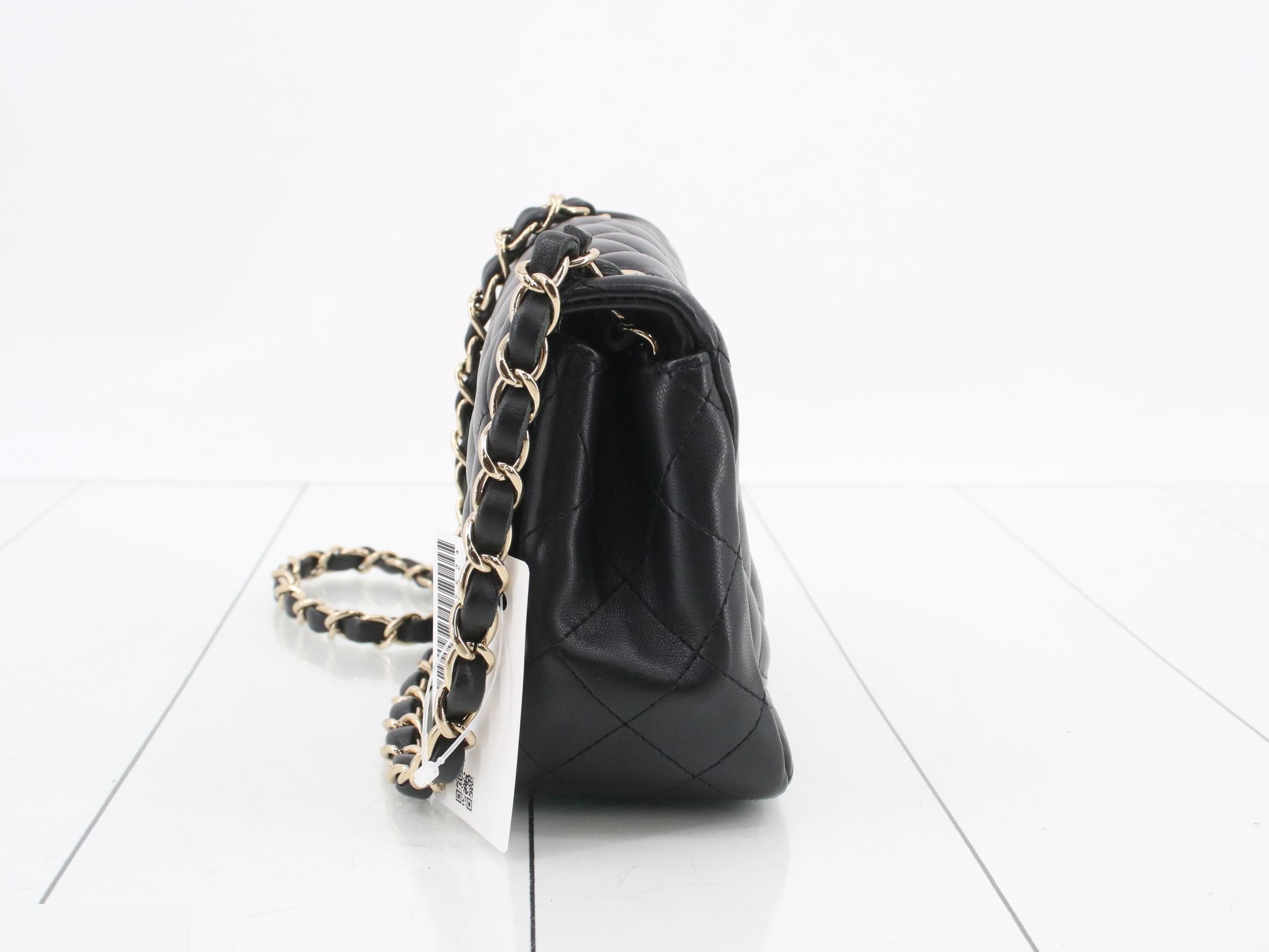 No. 29, Black, Lambskin, Gold Hardware, Mini Matelassé 17 — view 3