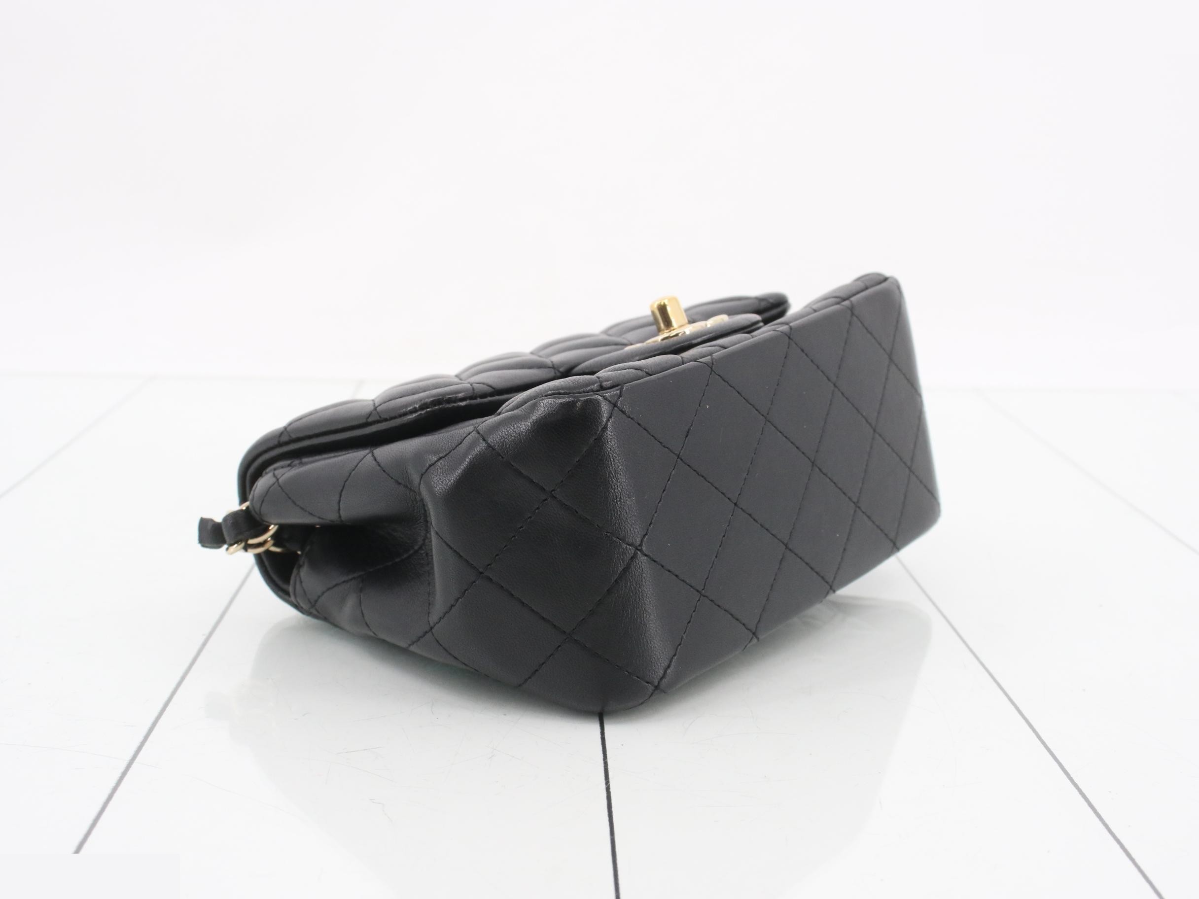 No. 29, Black, Lambskin, Gold Hardware, Mini Matelassé 17 — view 5
