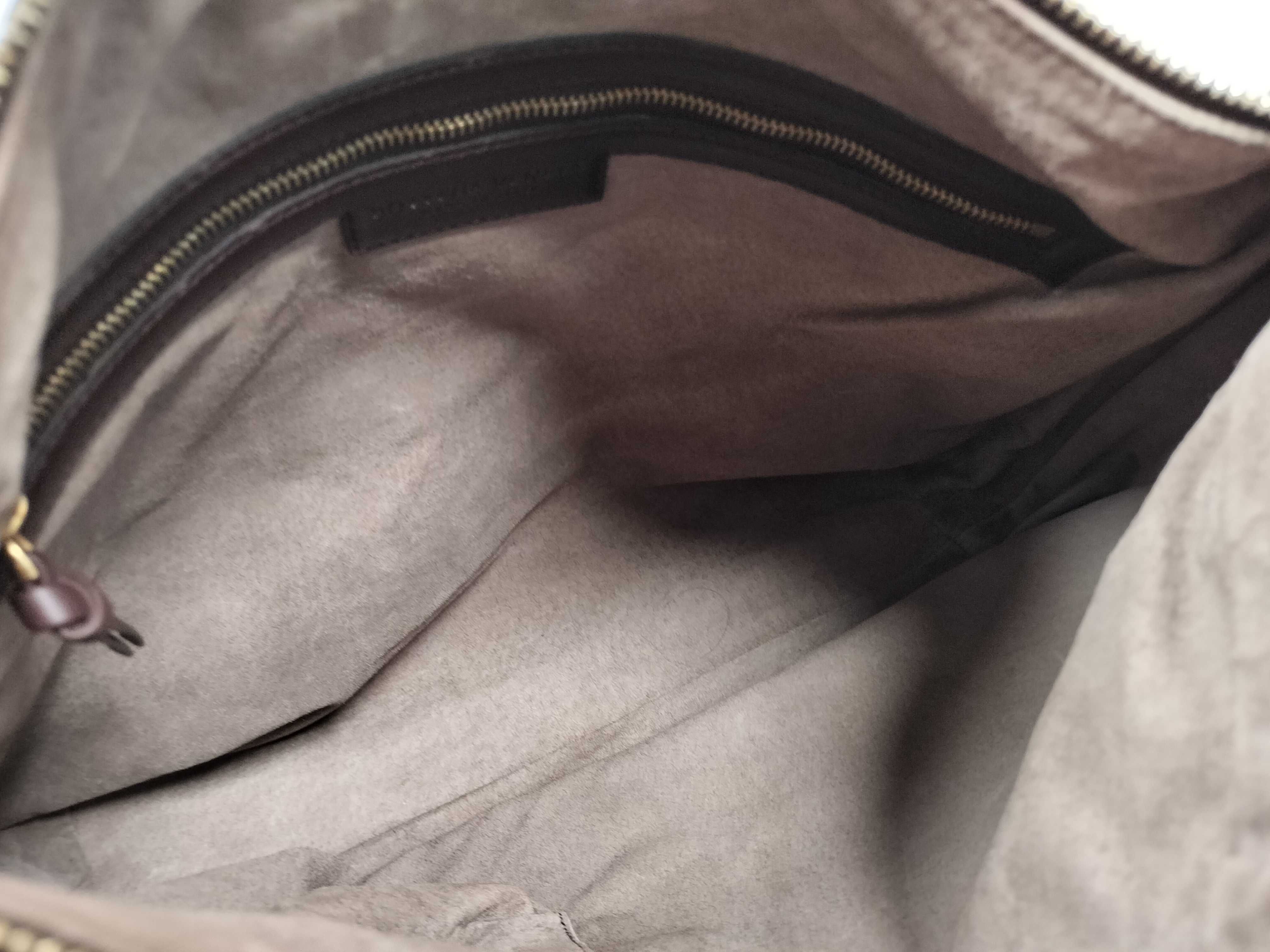 Intrecciato Shoulder Bag (Brown) — view 11