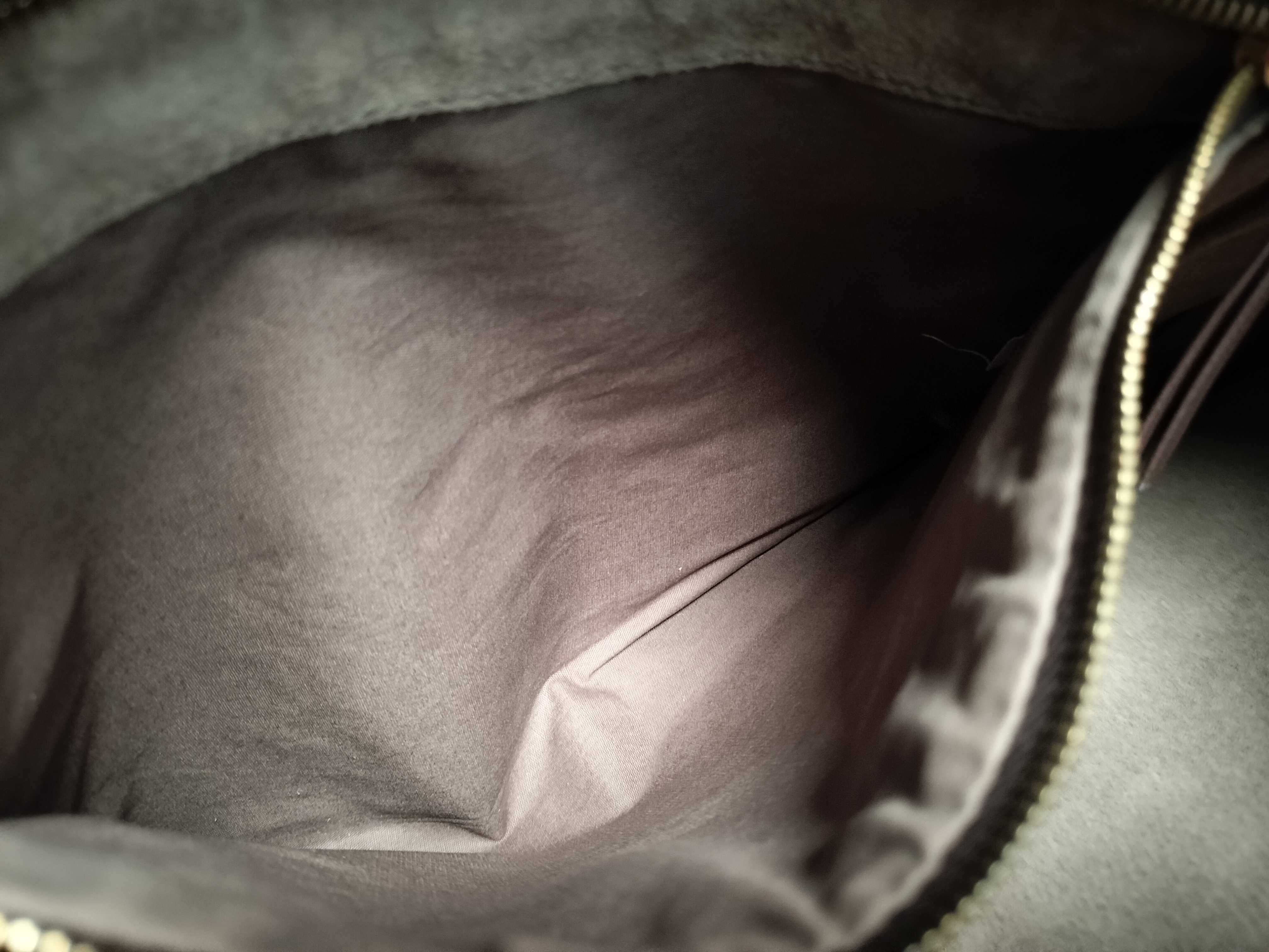 Intrecciato Shoulder Bag (Brown) — view 12