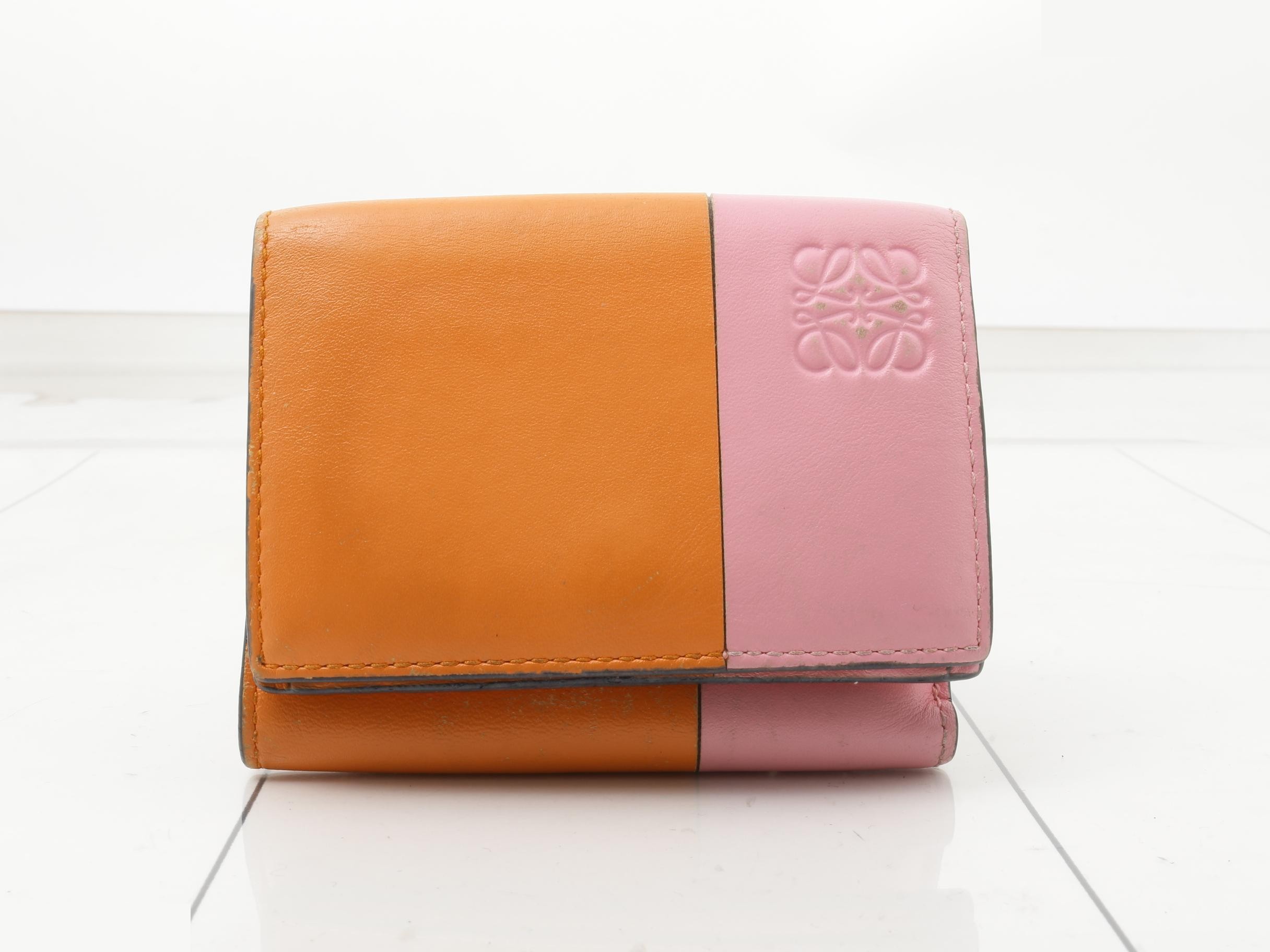 Anagram Tri-fold Wallet, Leather