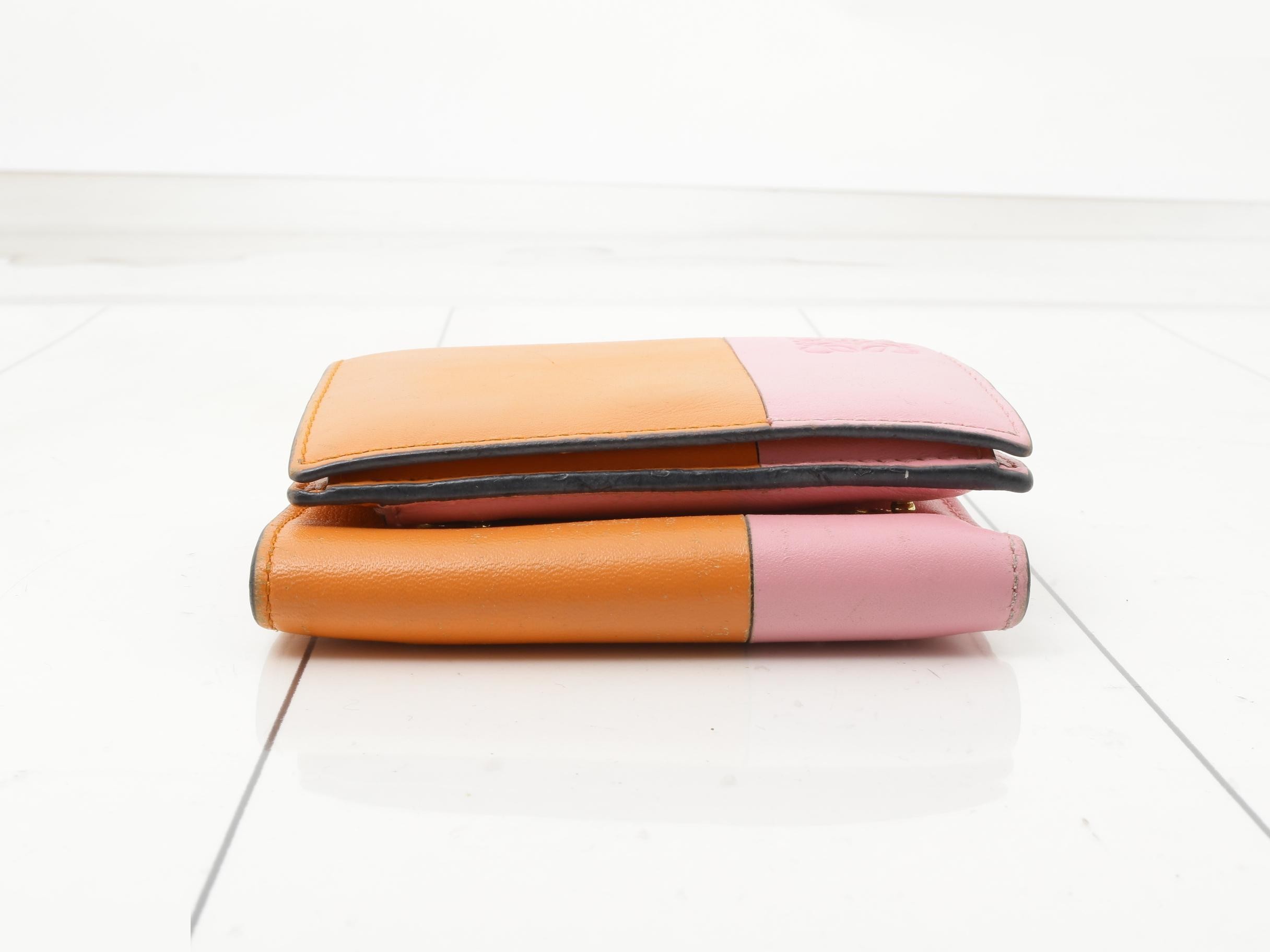 Anagram Tri-fold Wallet, Leather — view 3