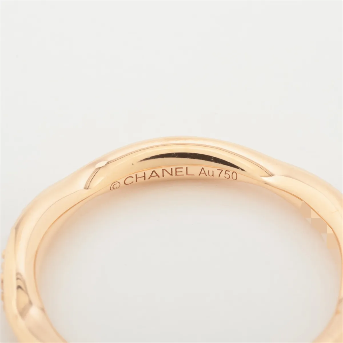 Half Eternity Diamond Ring 750(PG) 2.3g 47 GA6471 — view 3