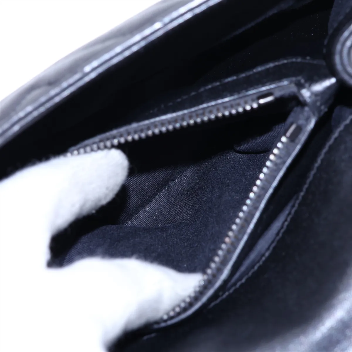 College Leather 2-Way Handbag, Black, 428056 — view 11