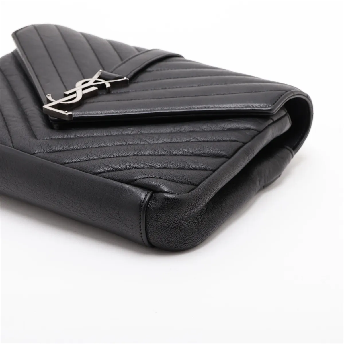 College Leather 2-Way Handbag, Black, 428056 — view 3