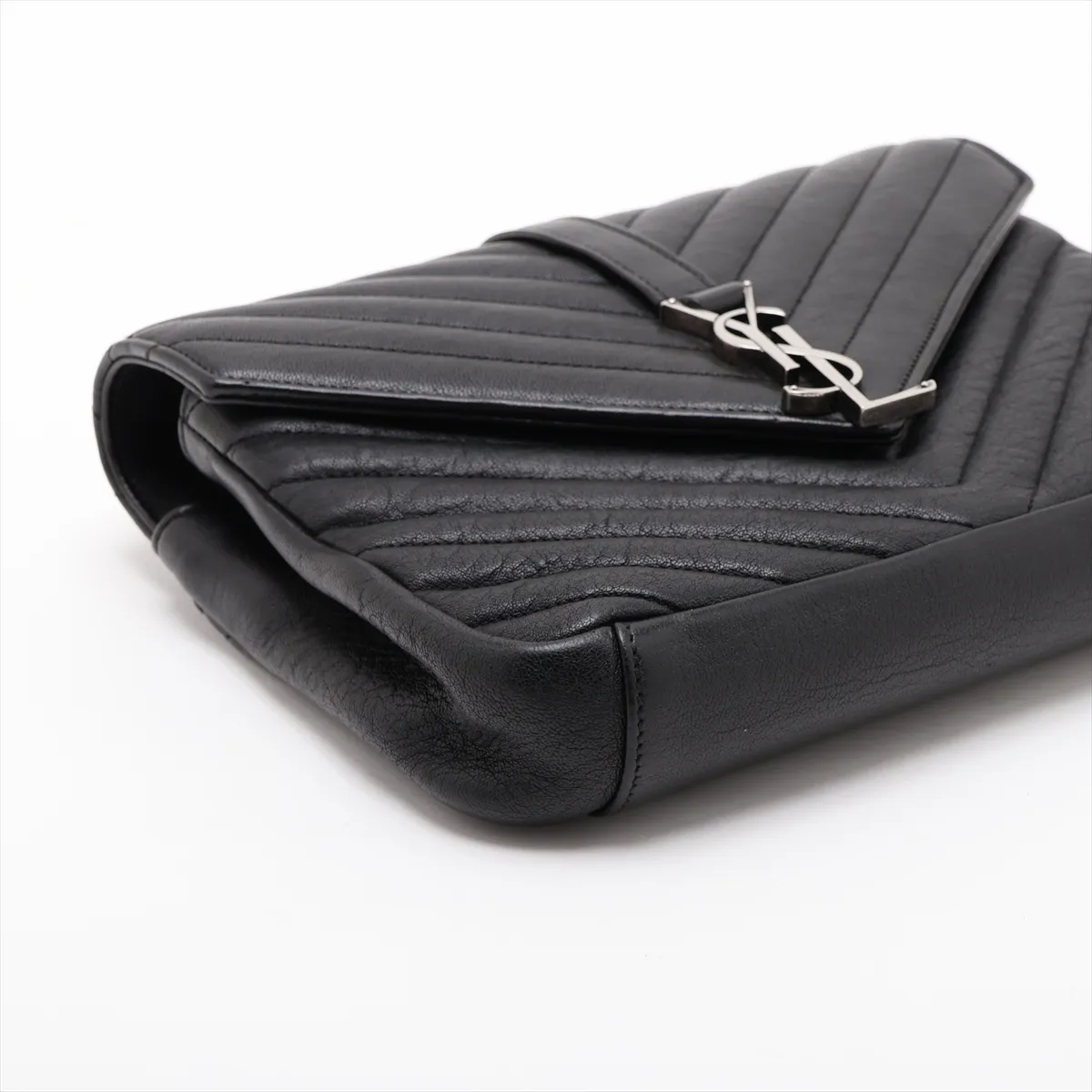 College Leather 2-Way Handbag, Black, 428056 — view 4