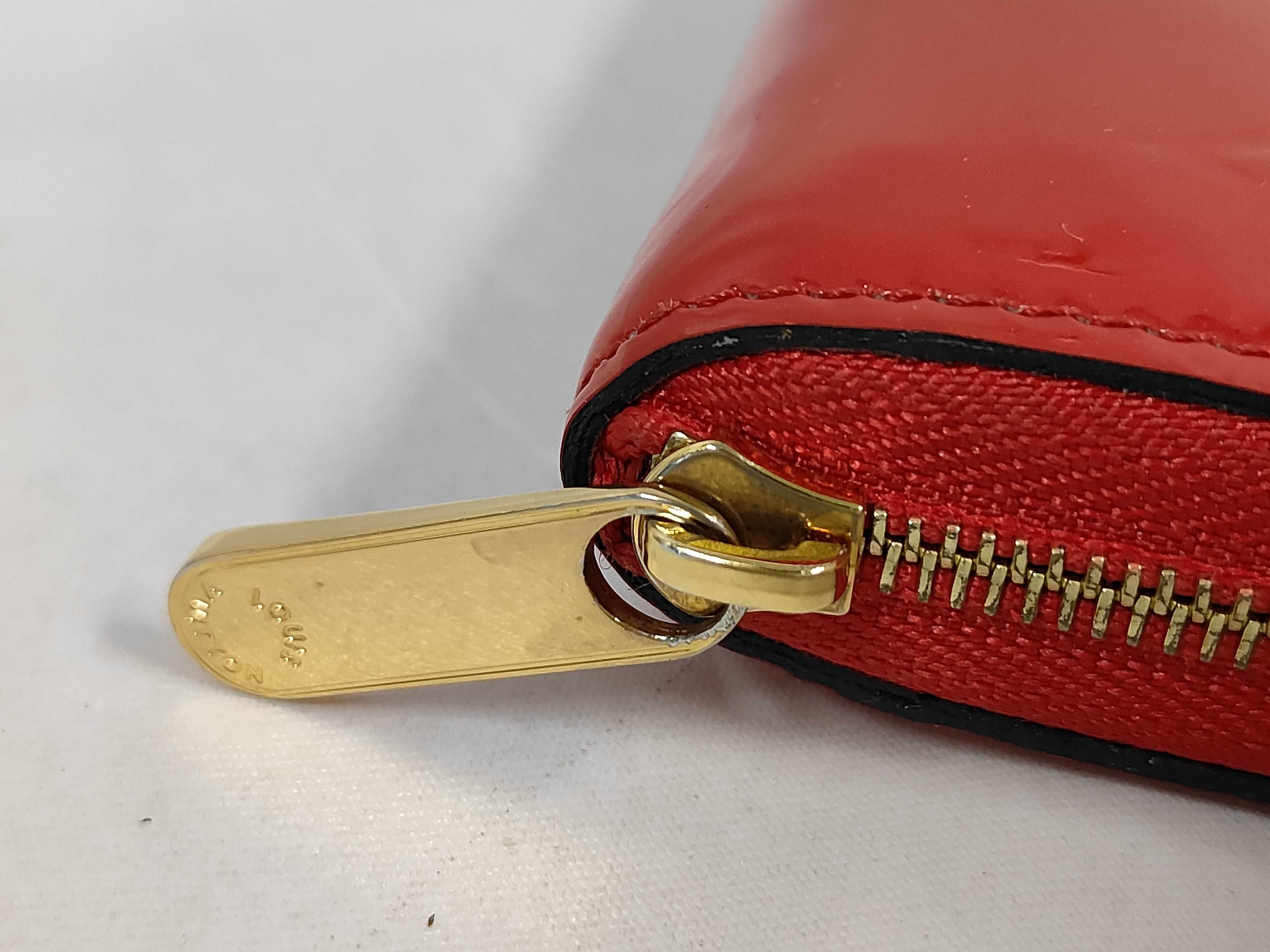 Vernis Louis Vuitton Vernis Zippy Coin Purse Cerise Wallet — view 6