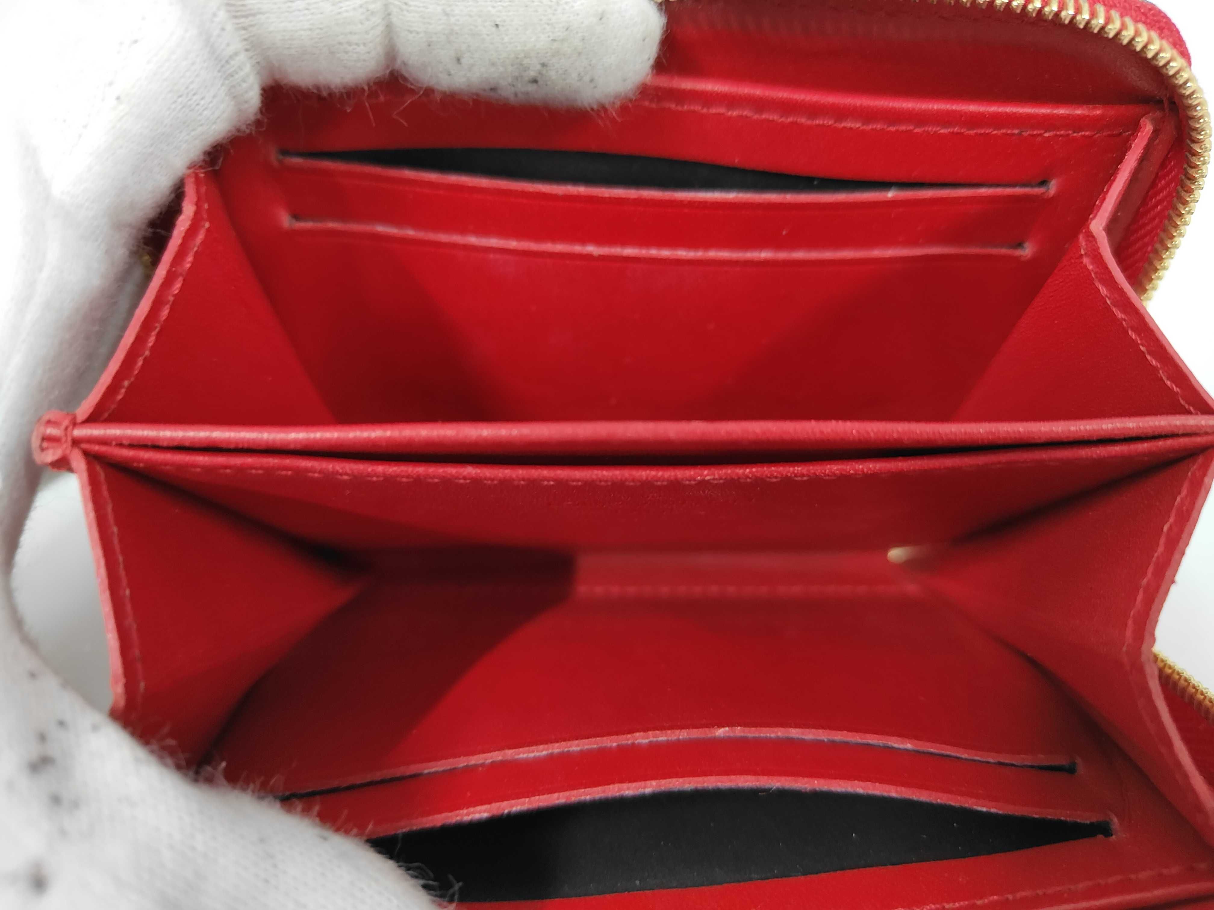 Vernis Louis Vuitton Vernis Zippy Coin Purse Cerise Wallet — view 7