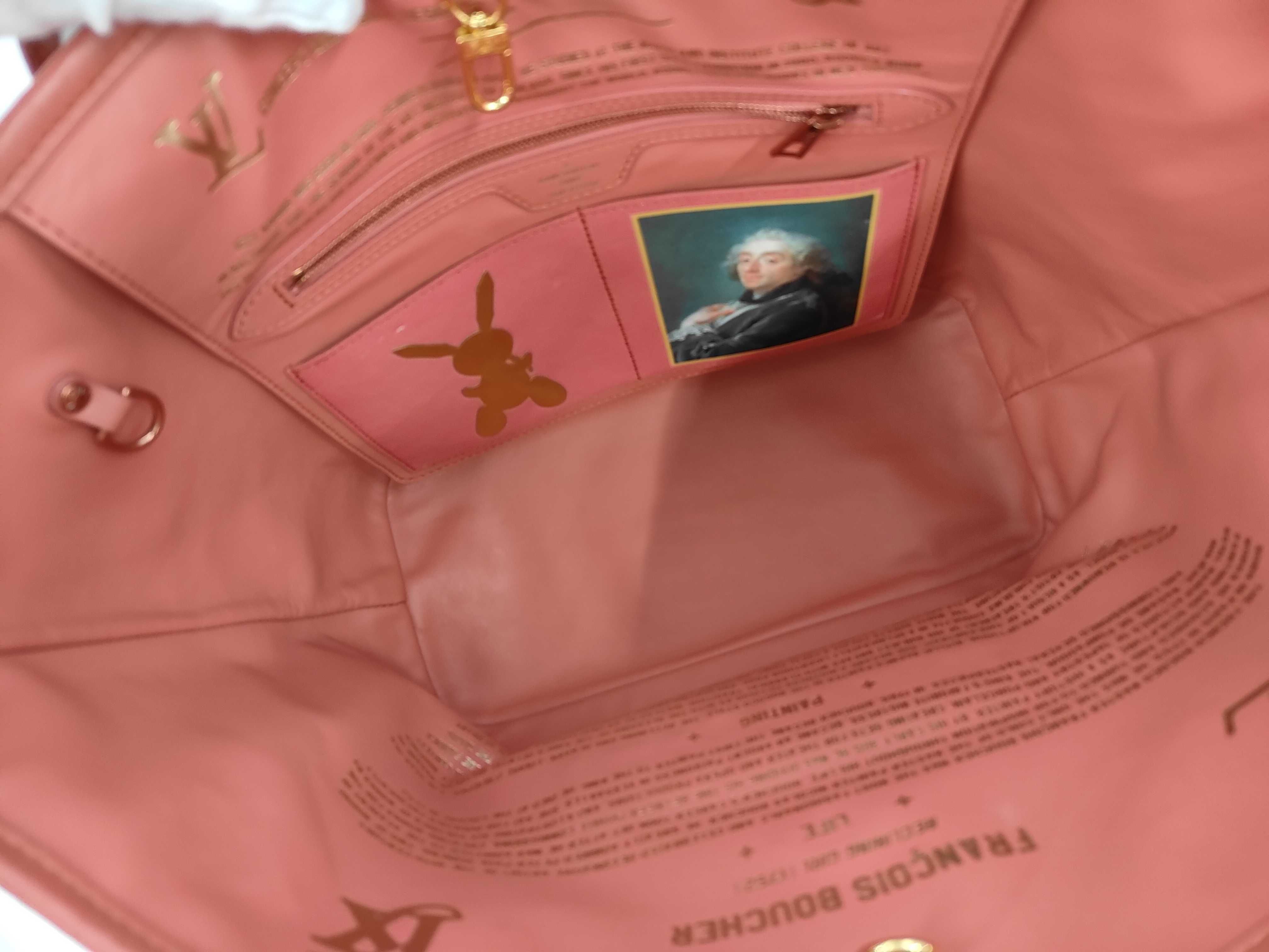 Monogram Certy Masters Collection Neverfull MM Tote Bag — view 8