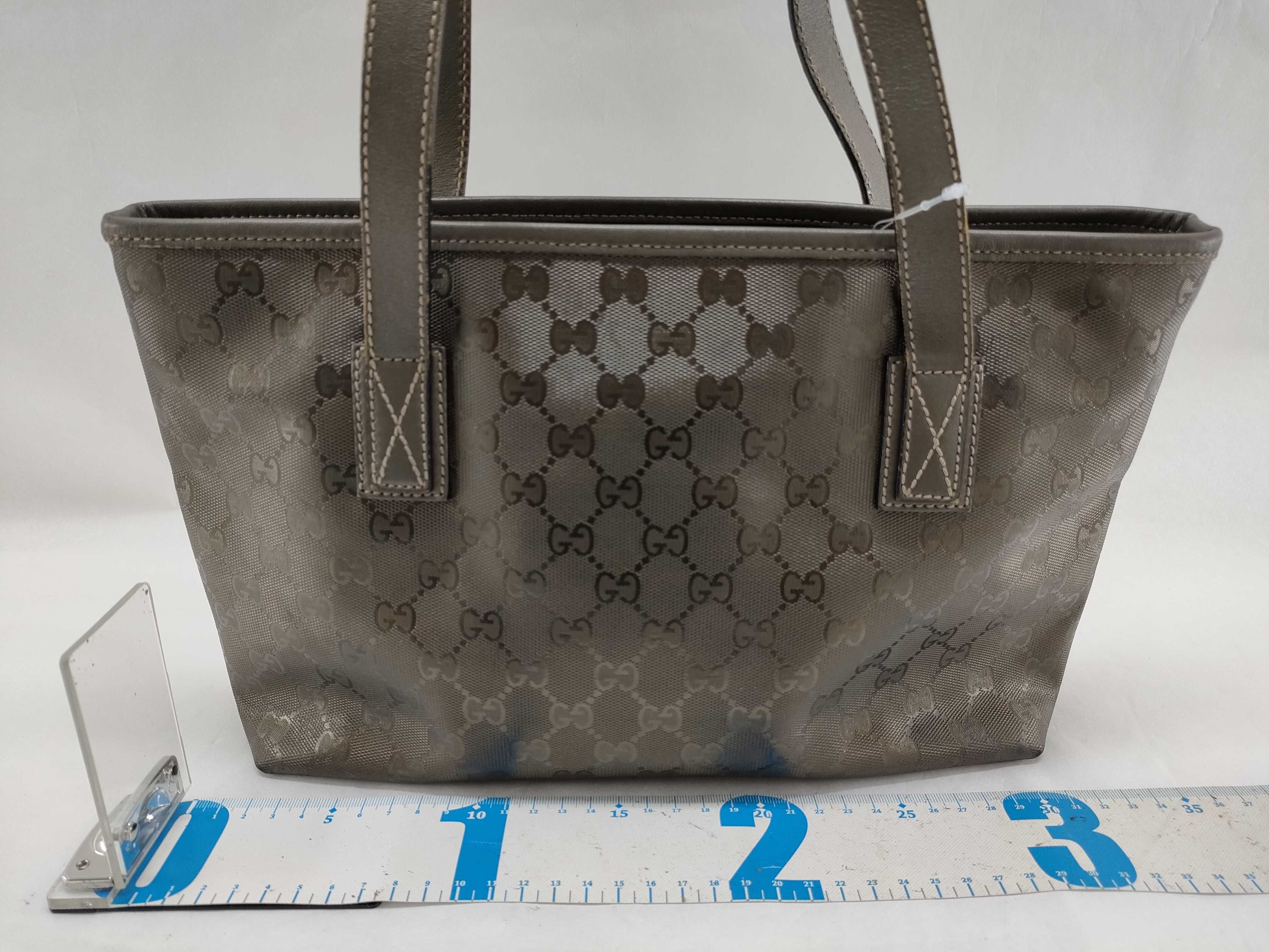 GG Imprime Gucci Tote Bag GG Imprime Gray Gold 211138 Tote Bag — view 2