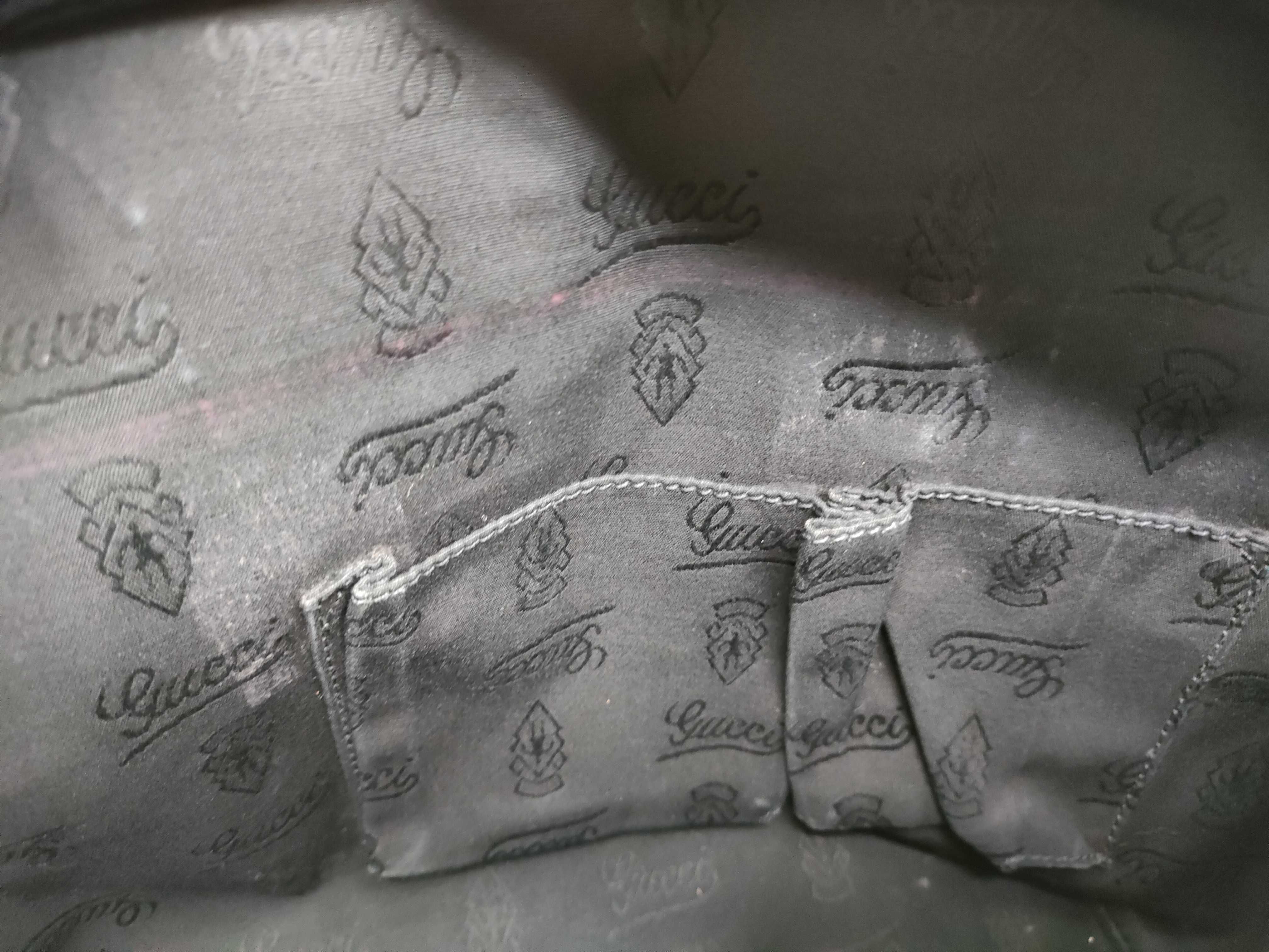 GG Imprime Gucci Tote Bag GG Imprime Gray Gold 211138 Tote Bag — view 14