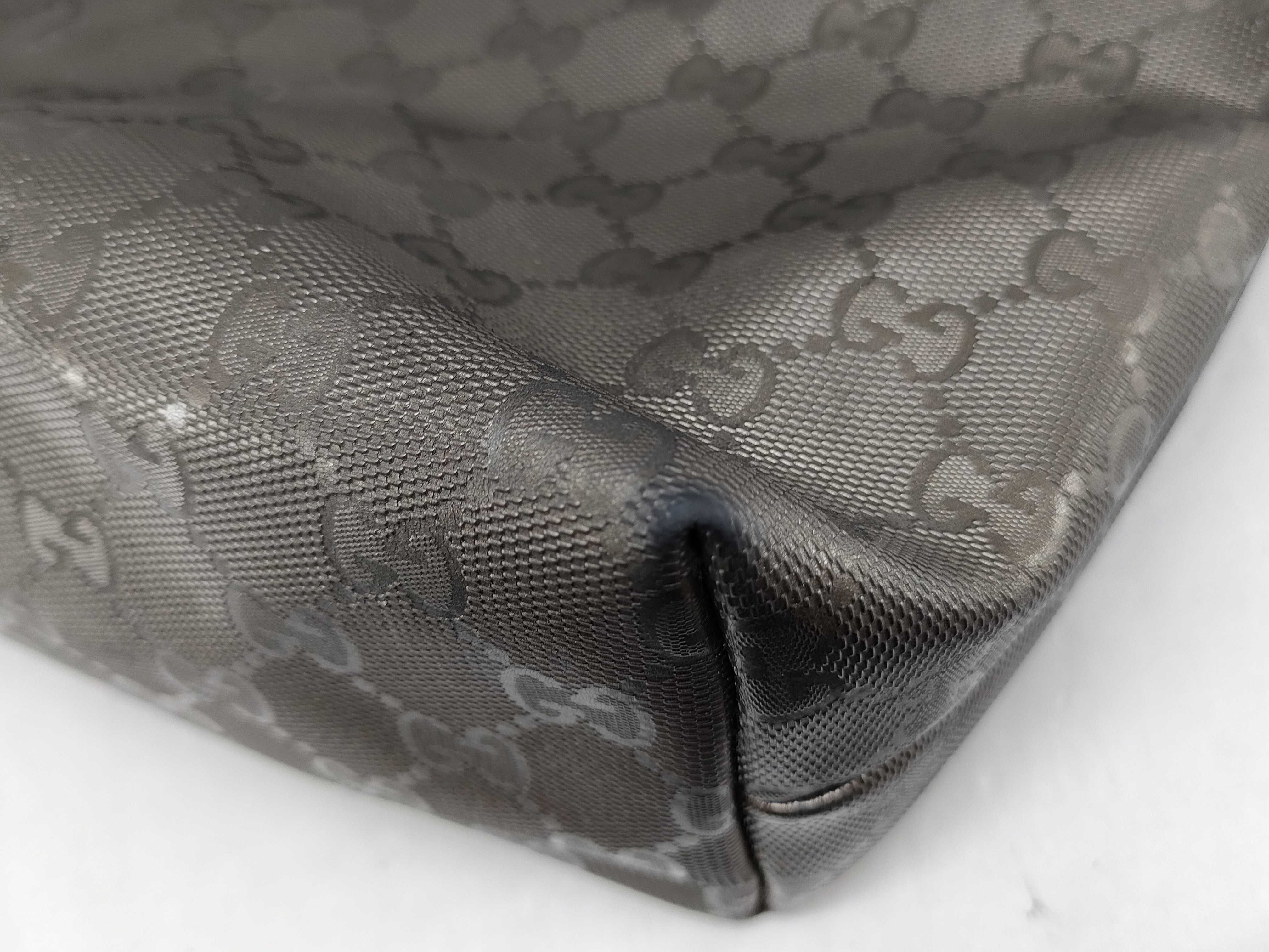 GG Imprime Gucci Tote Bag GG Imprime Gray Gold 211138 Tote Bag — view 7