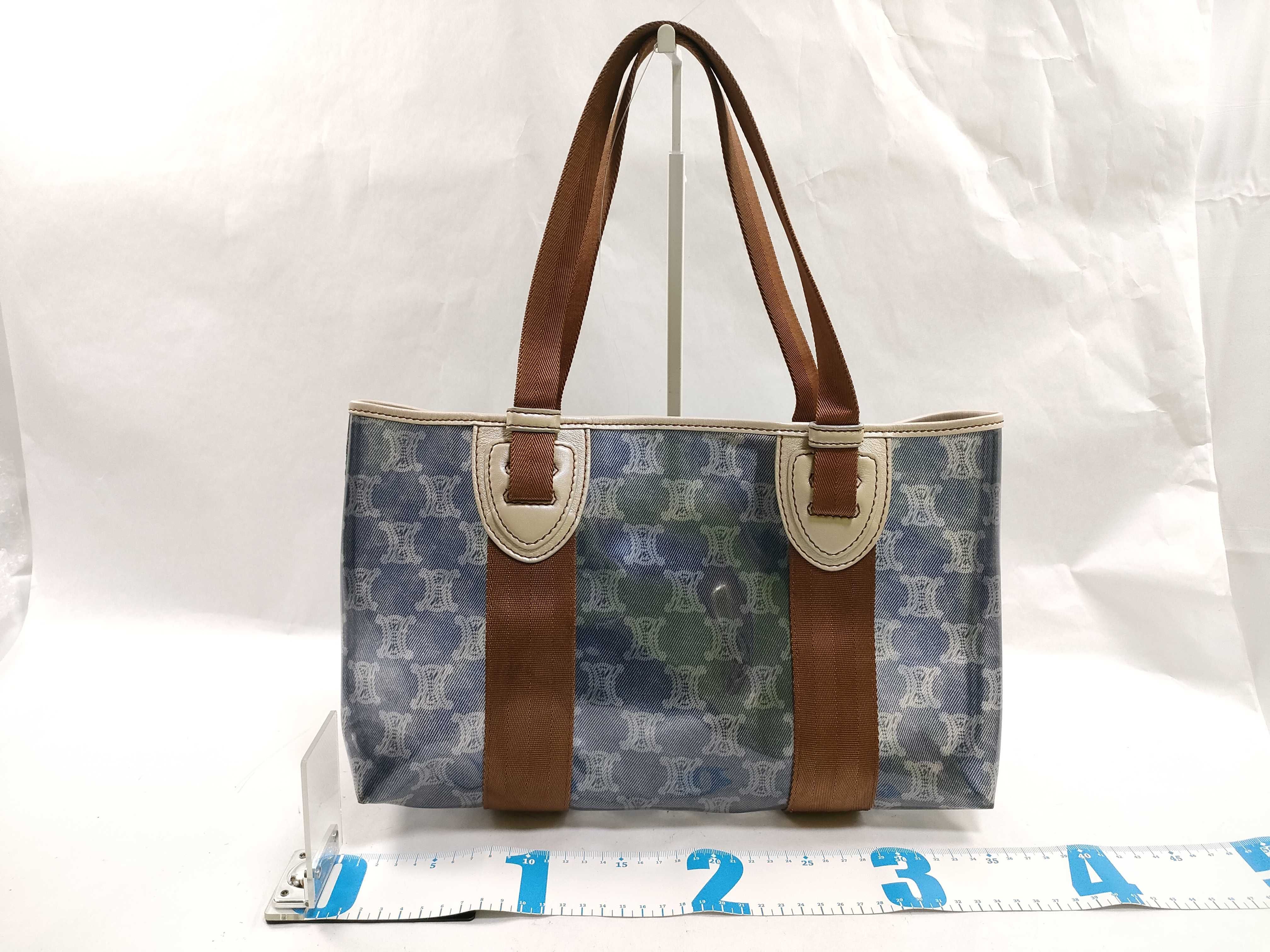 Paris Macadam Vinyl Handbag with Pouch — view 2