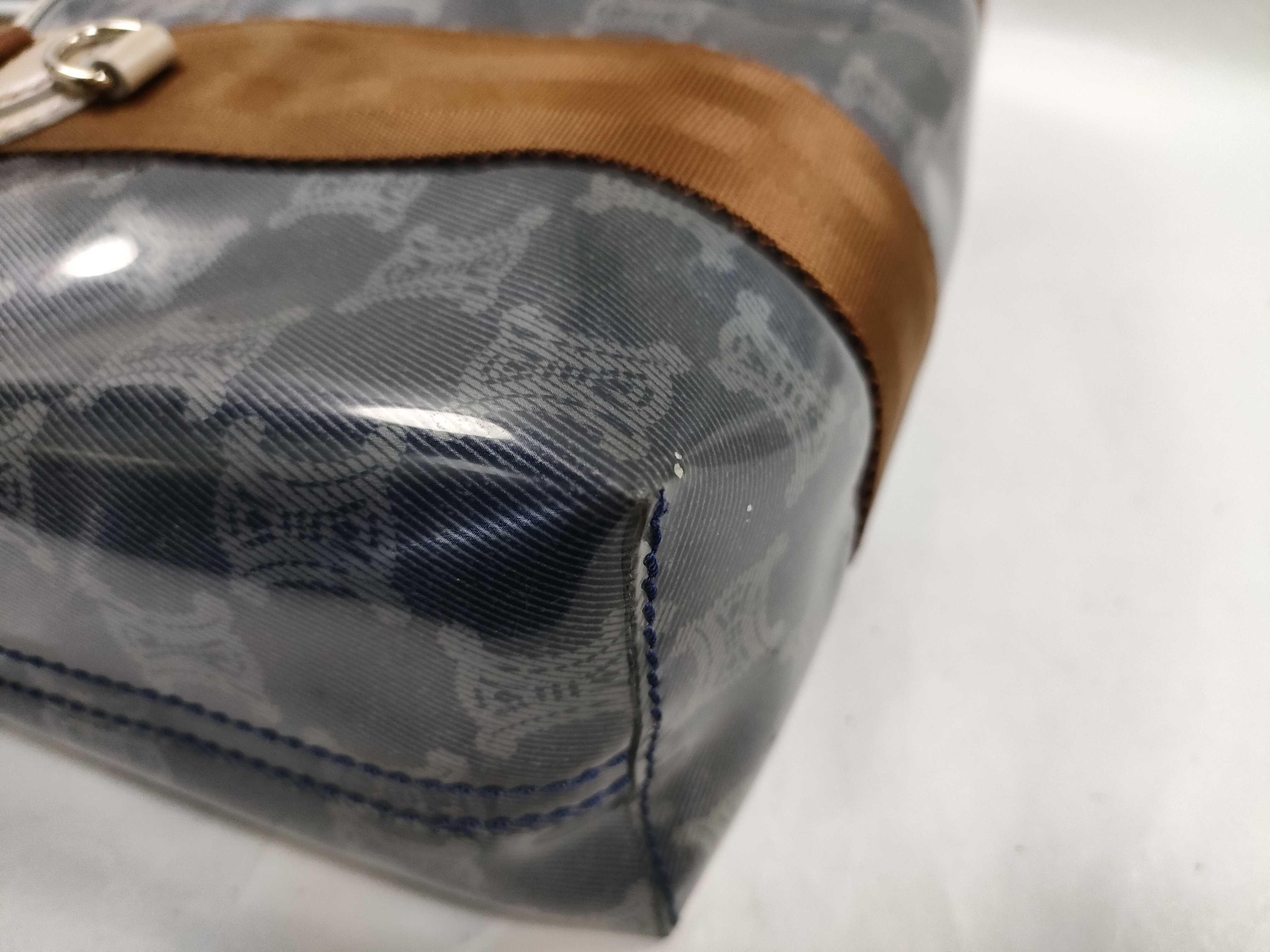 Paris Macadam Vinyl Handbag with Pouch — view 6