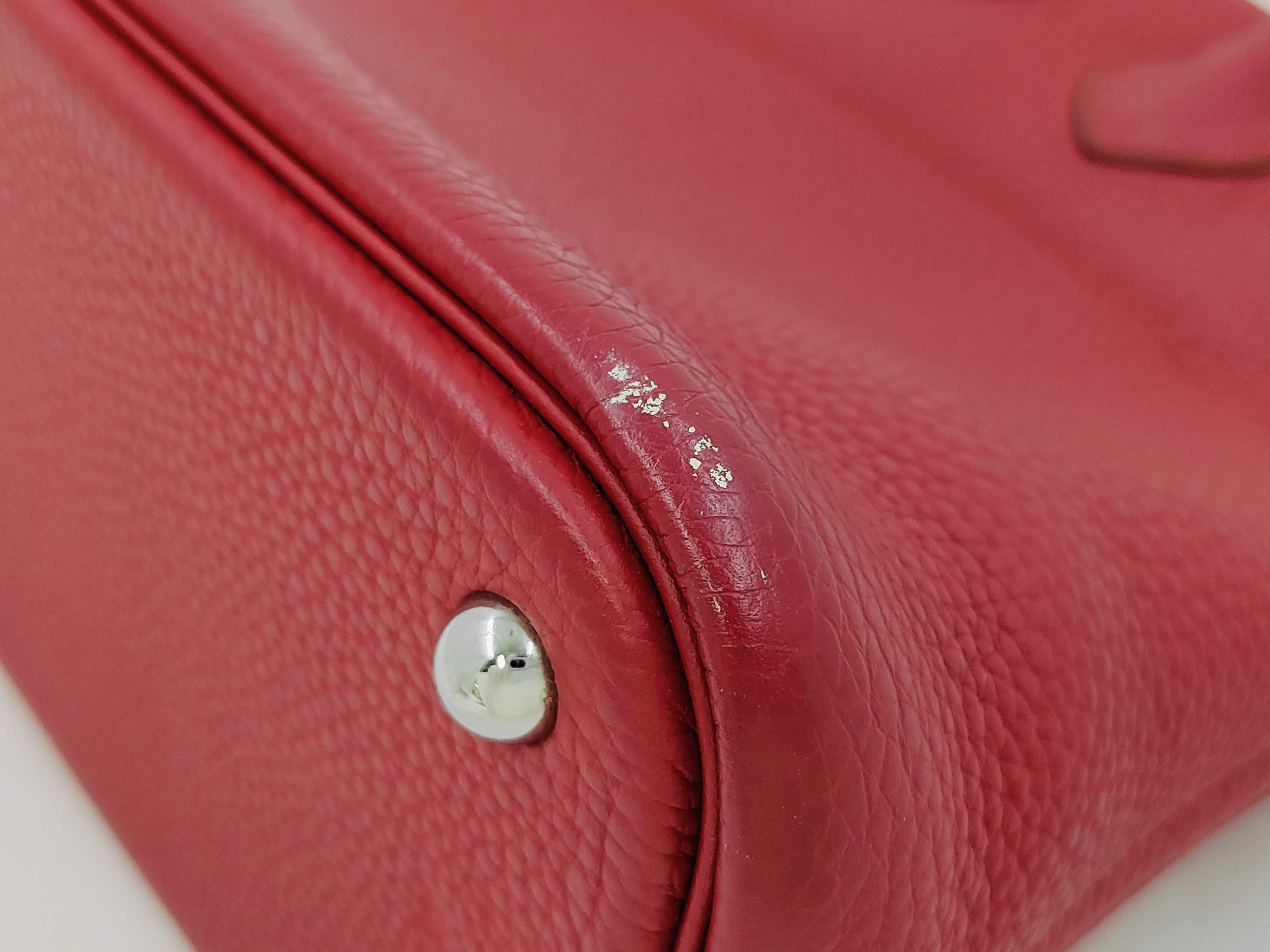 Bolide 31 Taurillon Ruby R stamp SV handbag — view 7