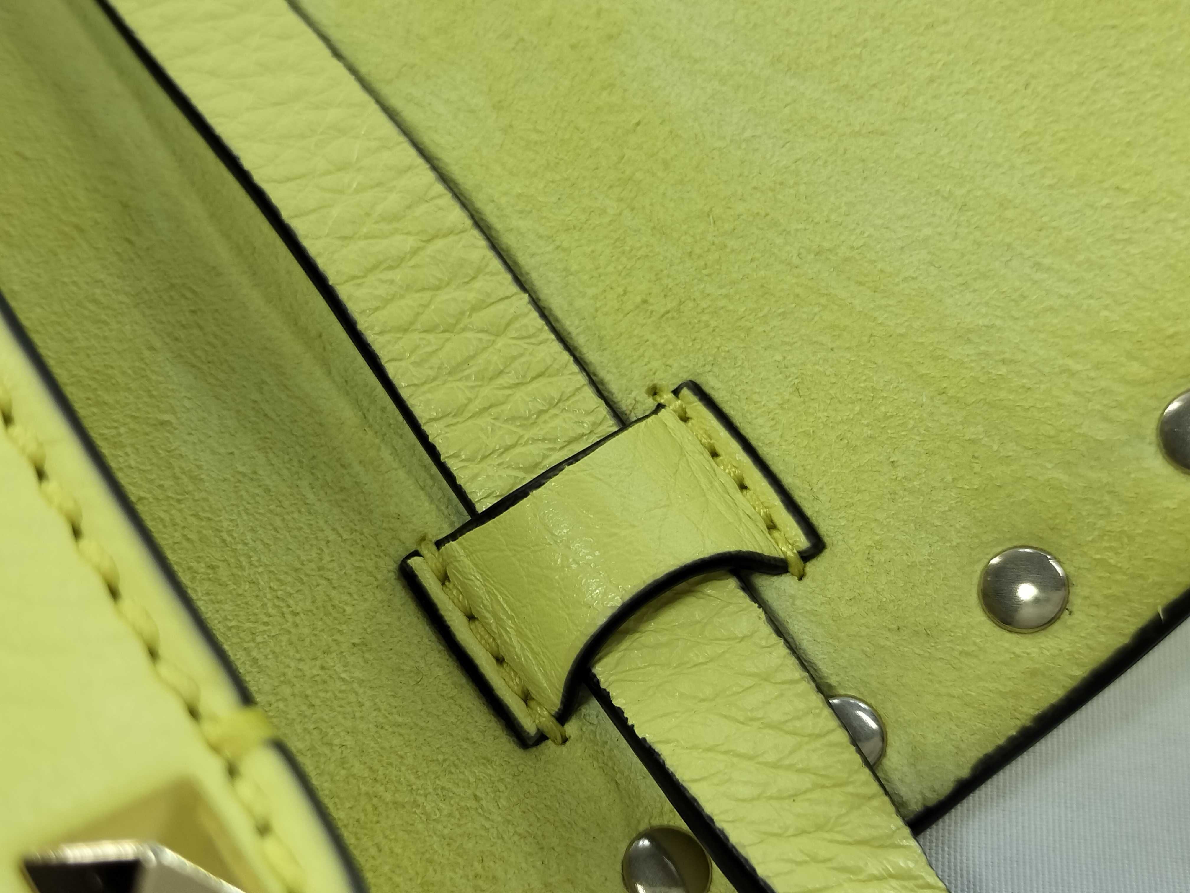 Rockstud Shoulder Bag (Yellow) — view 8