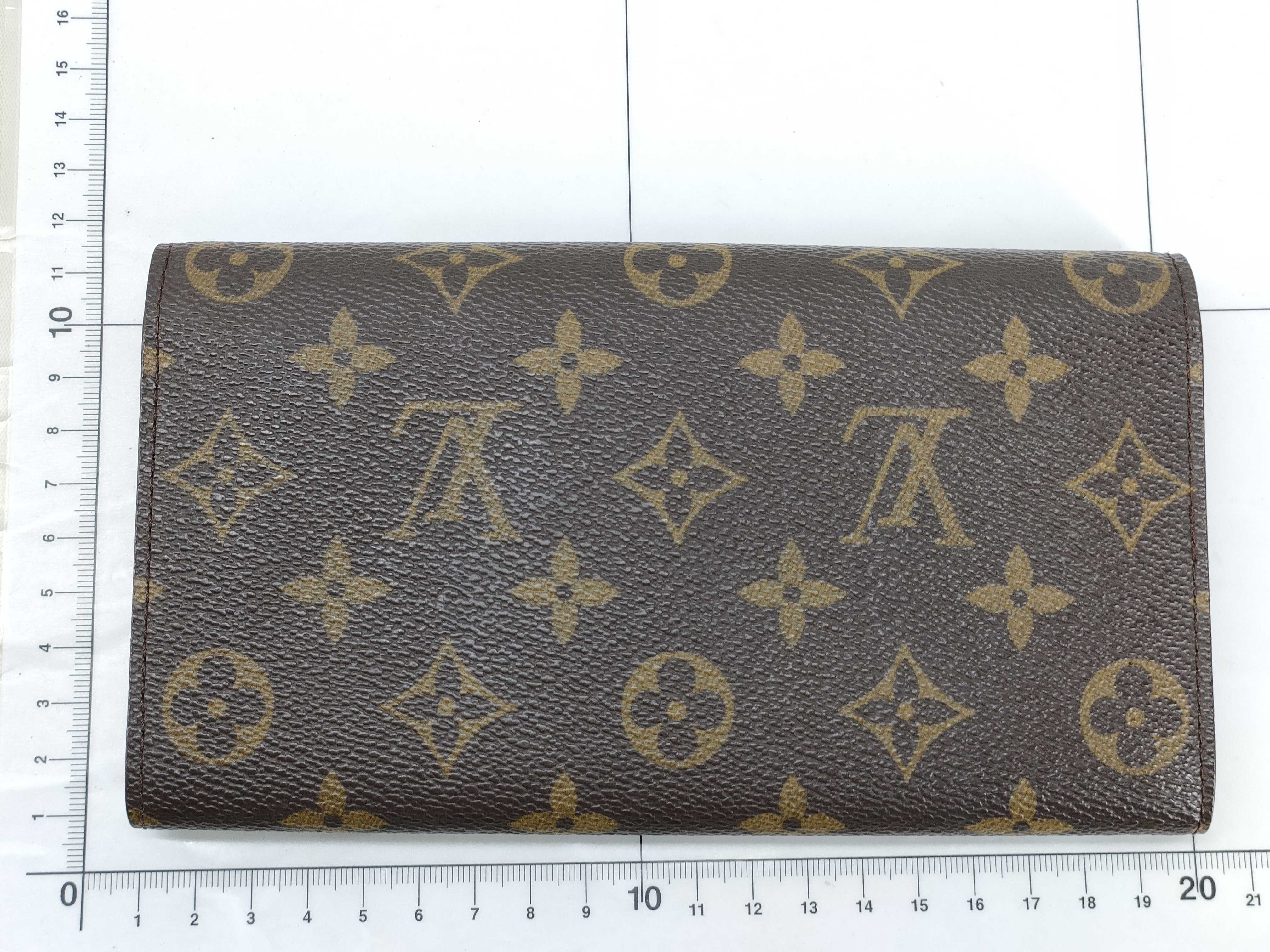 Monogram Louis Vuitton Monogram Long Wallet Portemonnaie Credit CA0929 M61725 Wallet — view 2