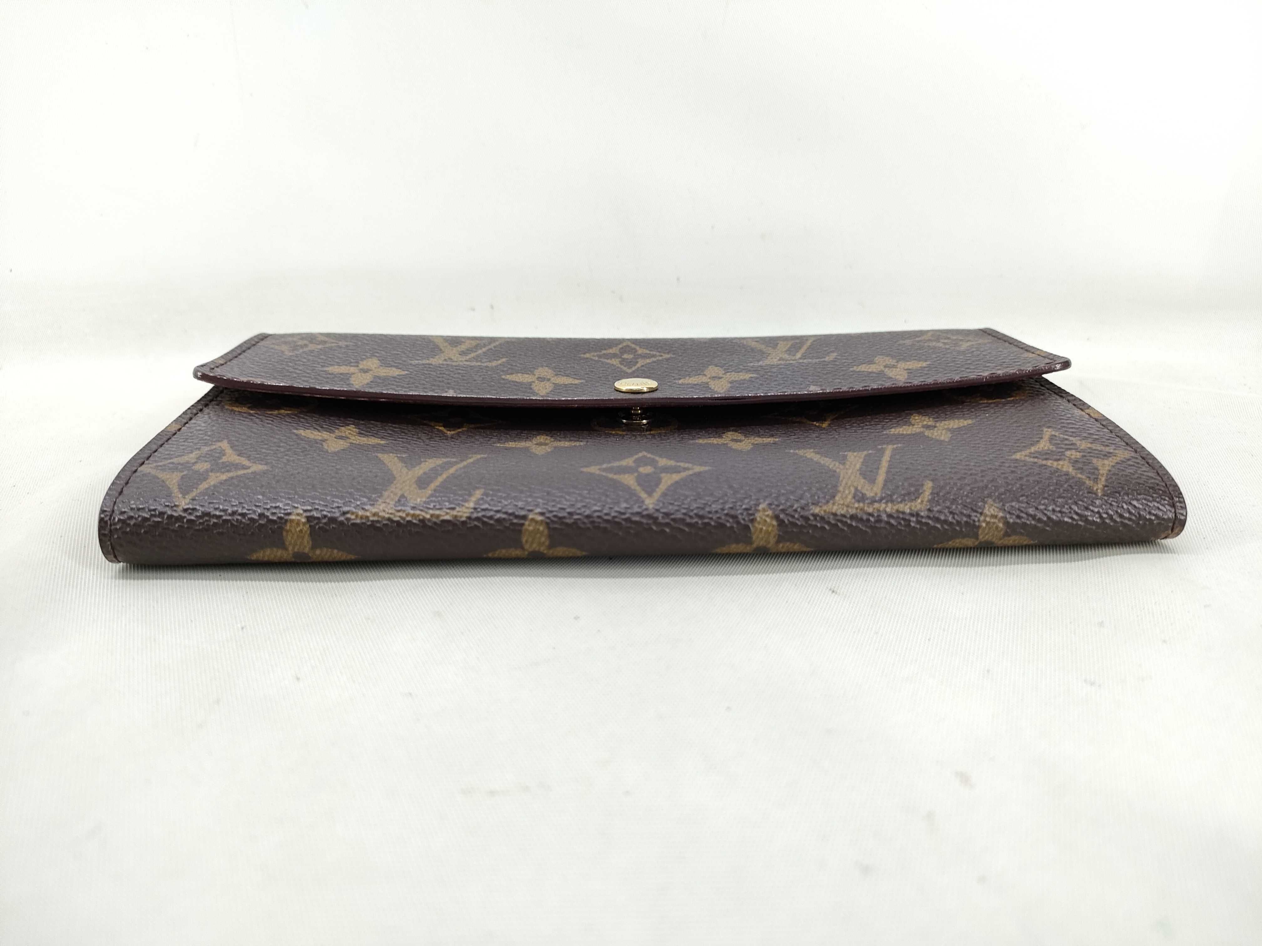 Monogram Louis Vuitton Monogram Long Wallet Portemonnaie Credit CA0929 M61725 Wallet — view 4