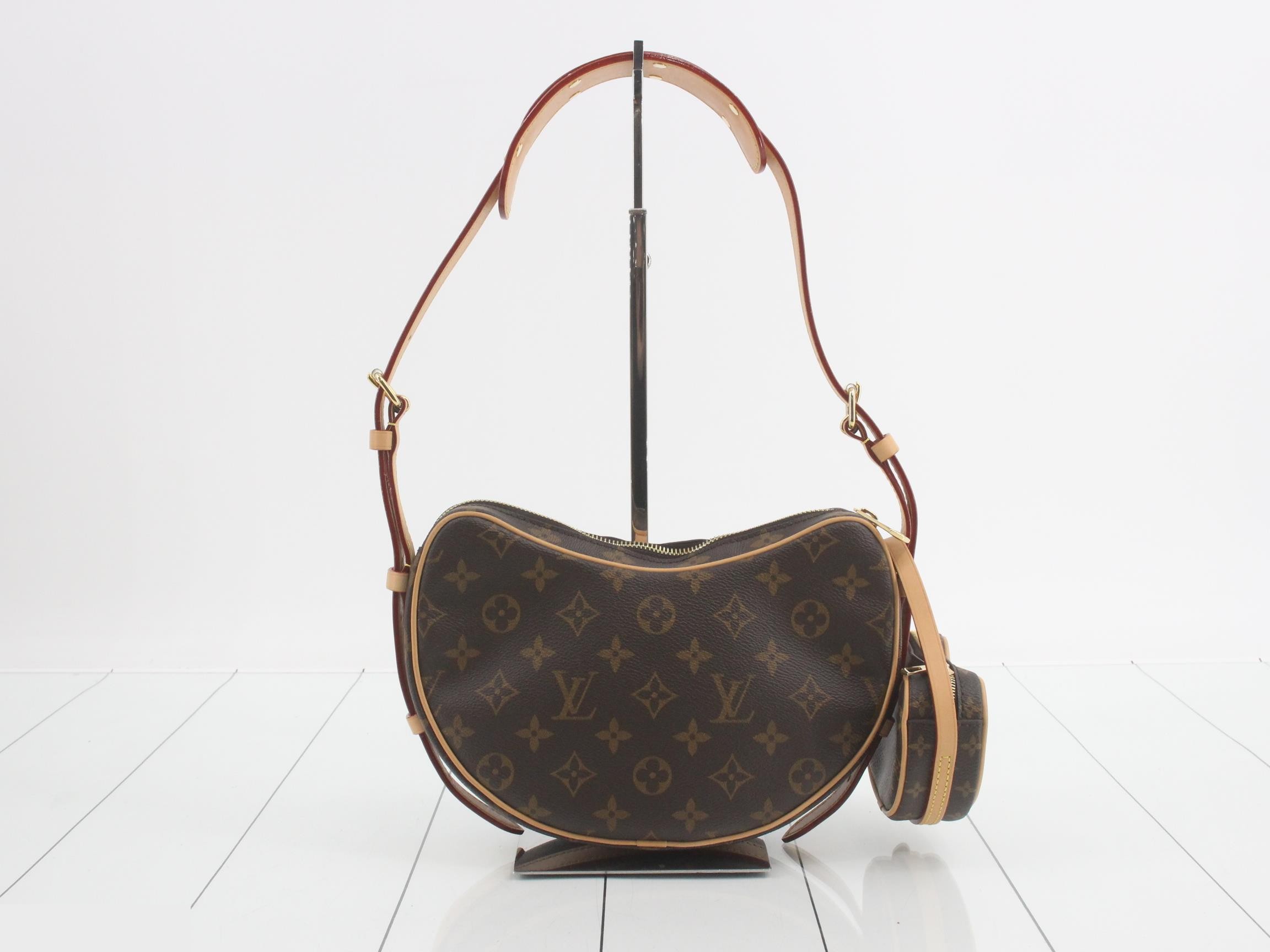 Monogram Croissant Shoulder Bag — view 2
