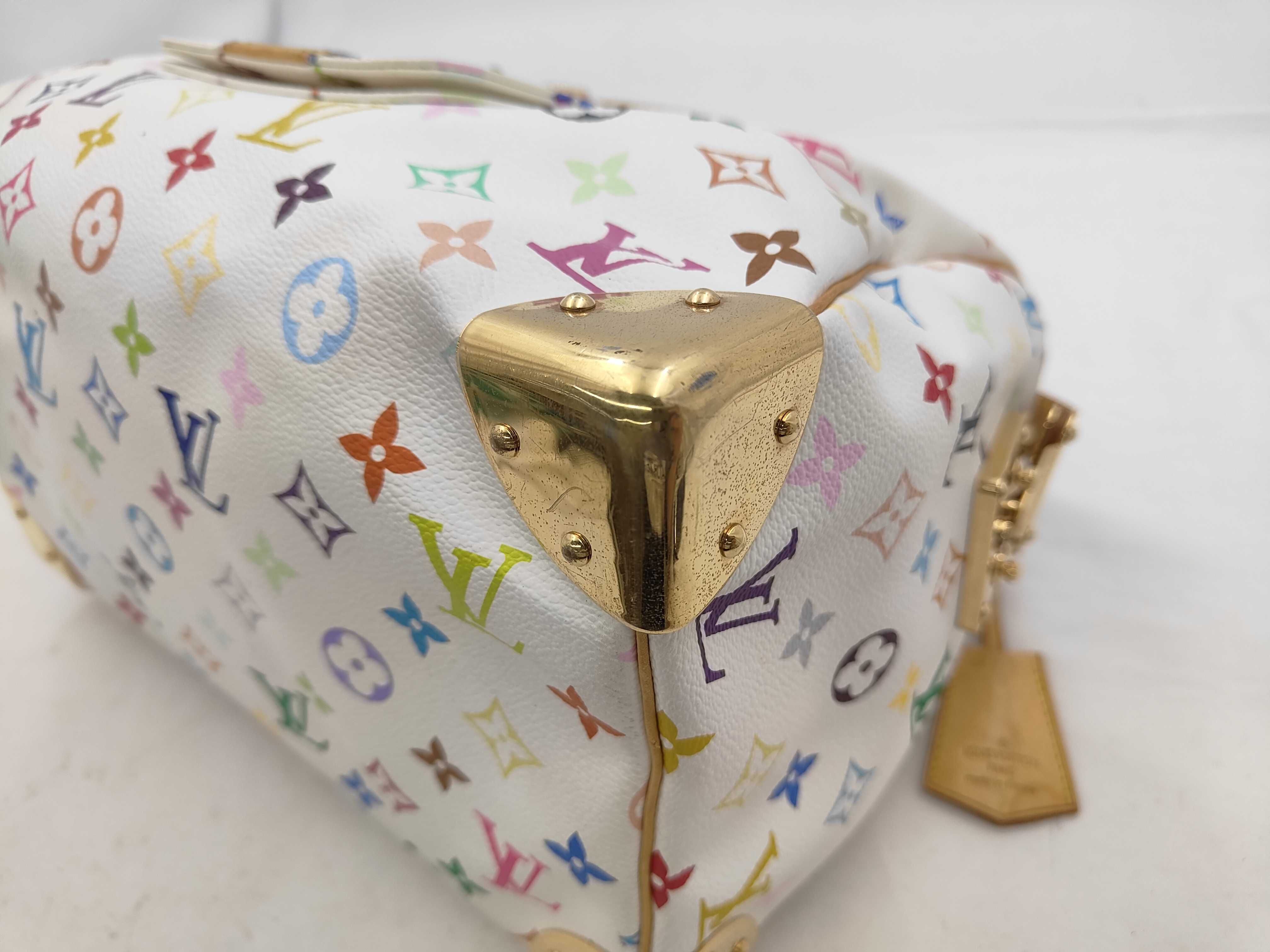 Monogram Multicolor Louis Vuitton Multicolor Speedy 30SP1025 Boston Bag — view 6