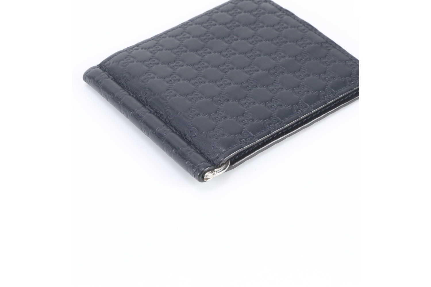 Guccissima 544478 Leather Card Case with Money Clip — view 3