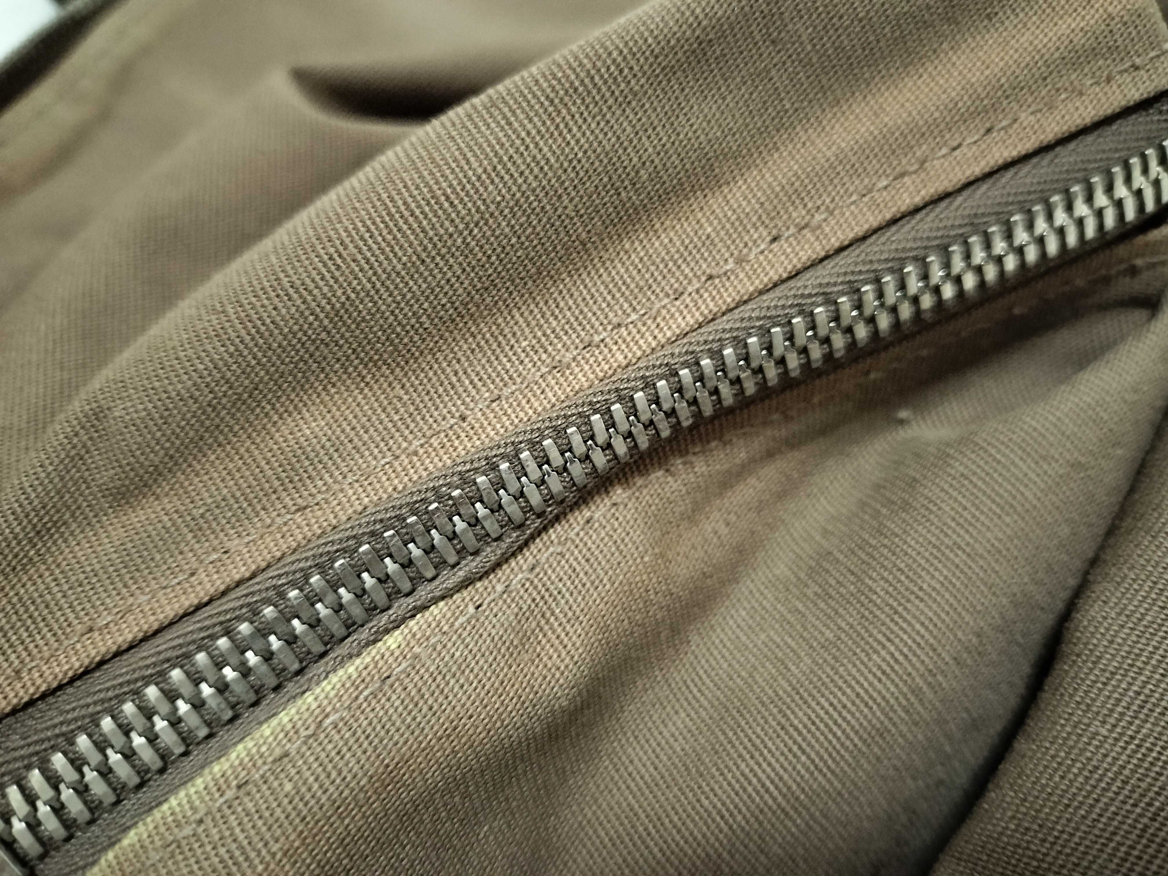 Edit 42 Toile H x Leather Brown Silver Hardware N:2010 Handbag — view 13
