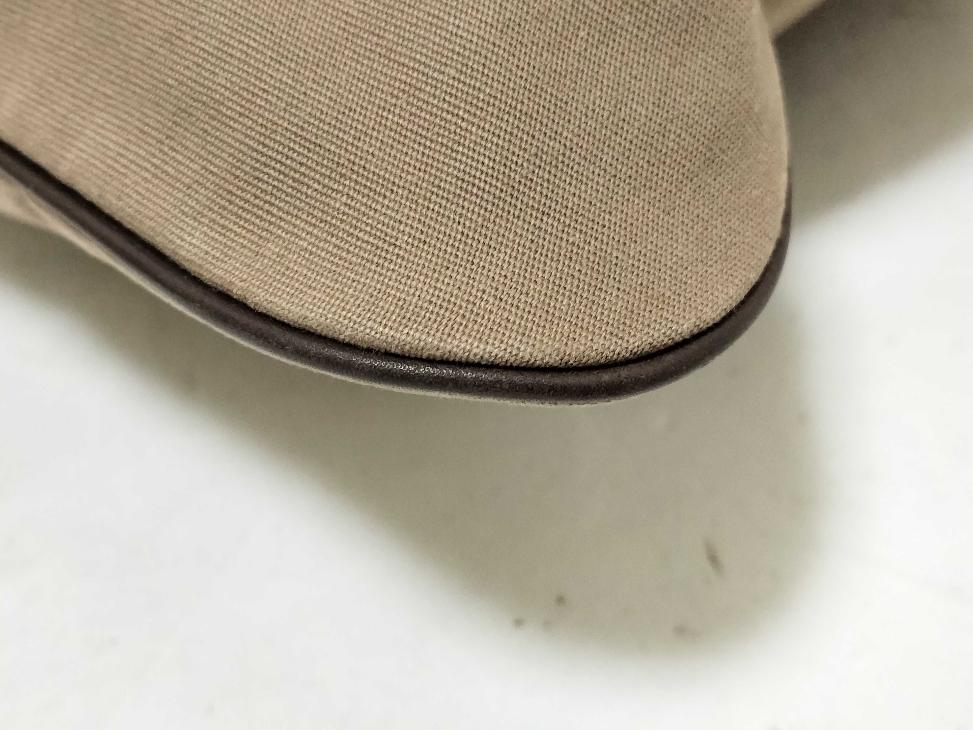 Edit 42 Toile H x Leather Brown Silver Hardware N:2010 Handbag — view 7