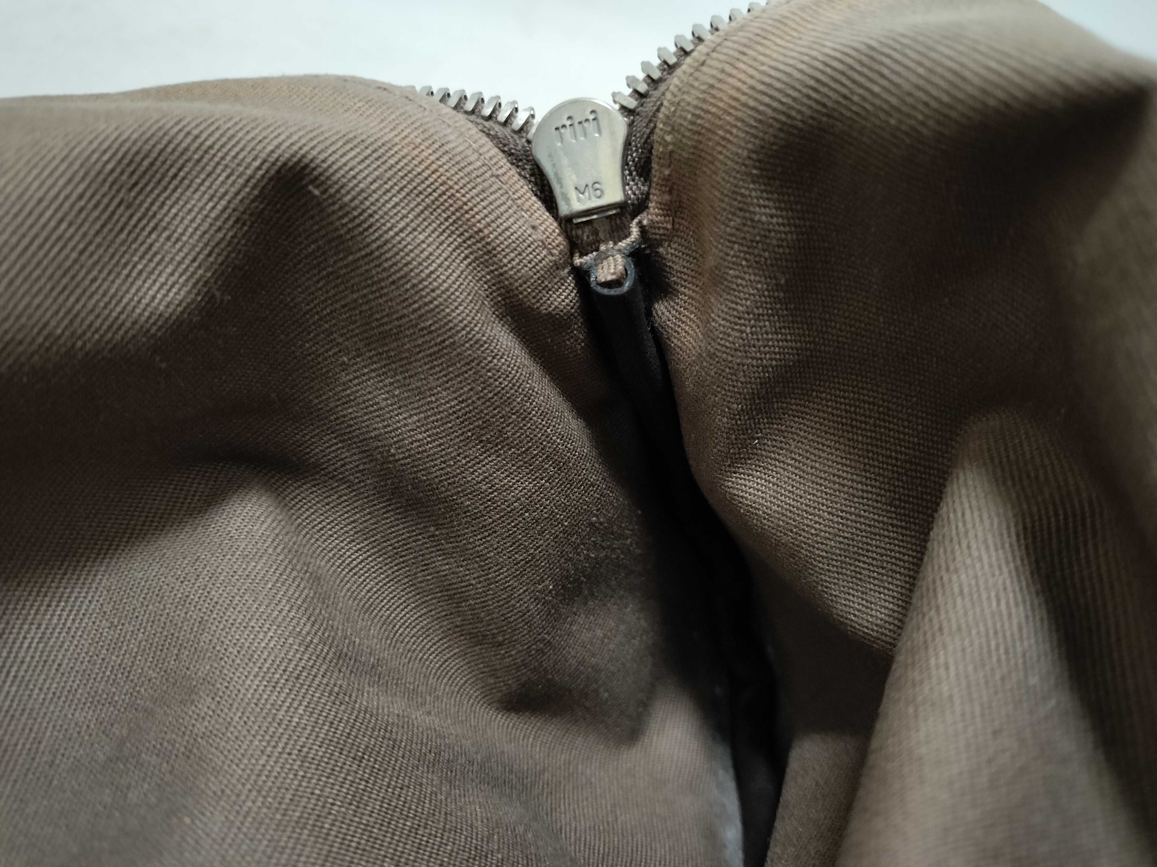 Edit 42 Toile H x Leather Brown Silver Hardware N:2010 Handbag — view 9