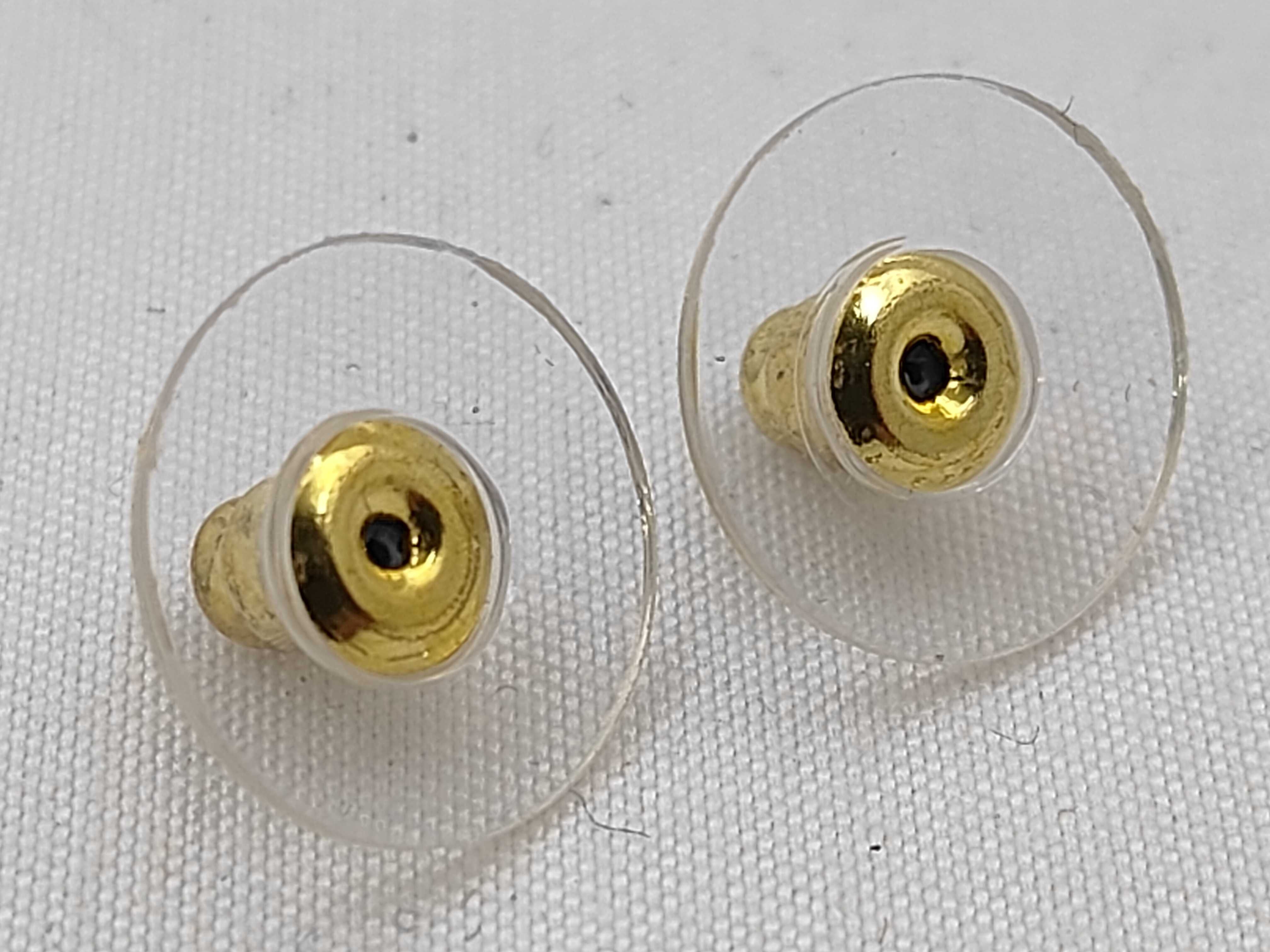 Round Coco Mark Mirror B24 B Earrings — view 7