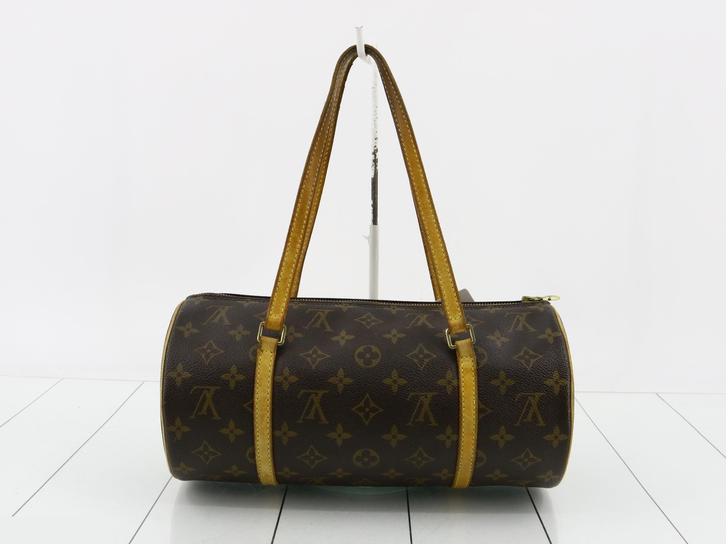 Monogram Papillon 30 handbag with pouch — view 2