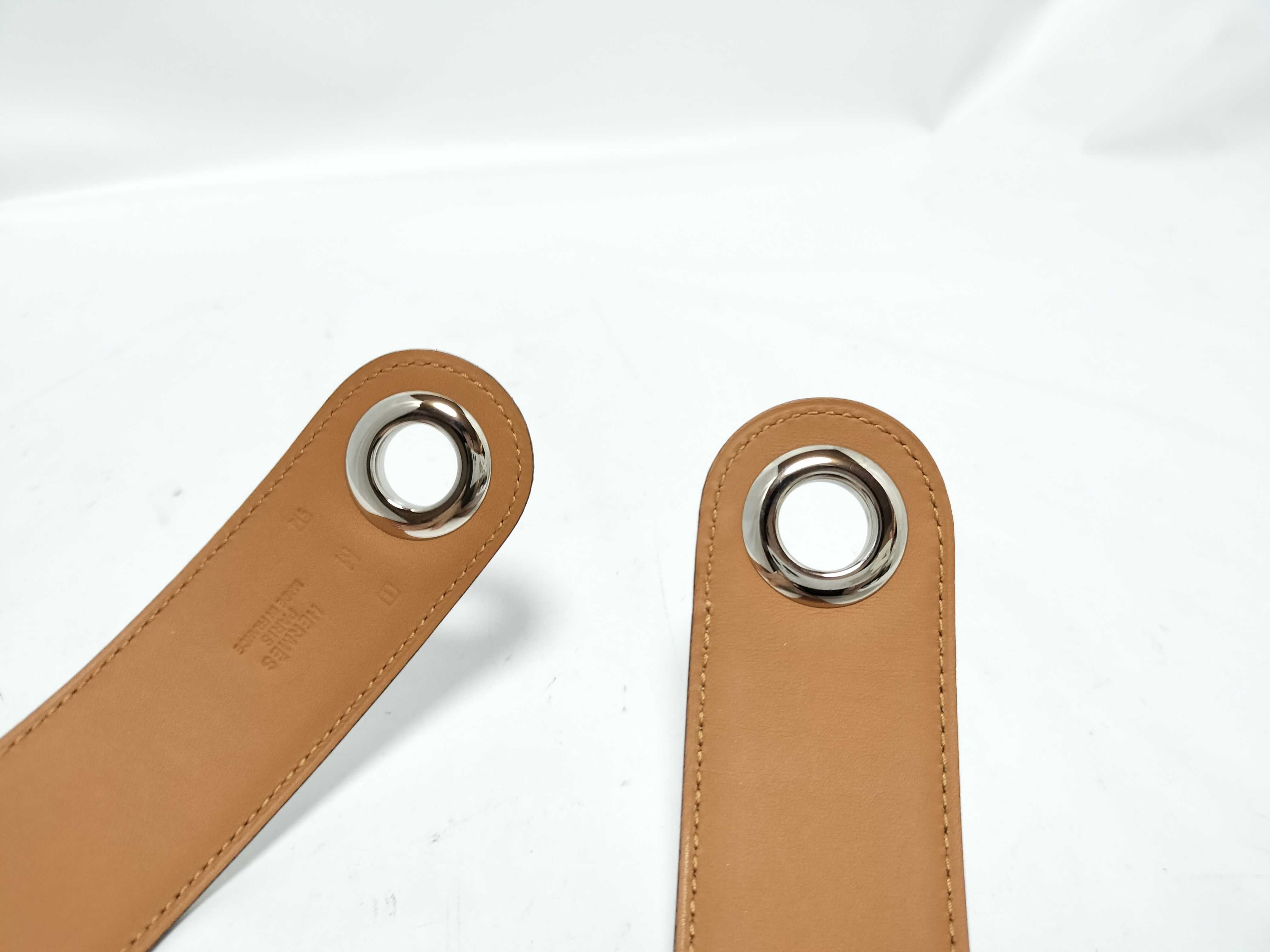 scarf belt, white with silver hardware, unused, other accessories. — view 2