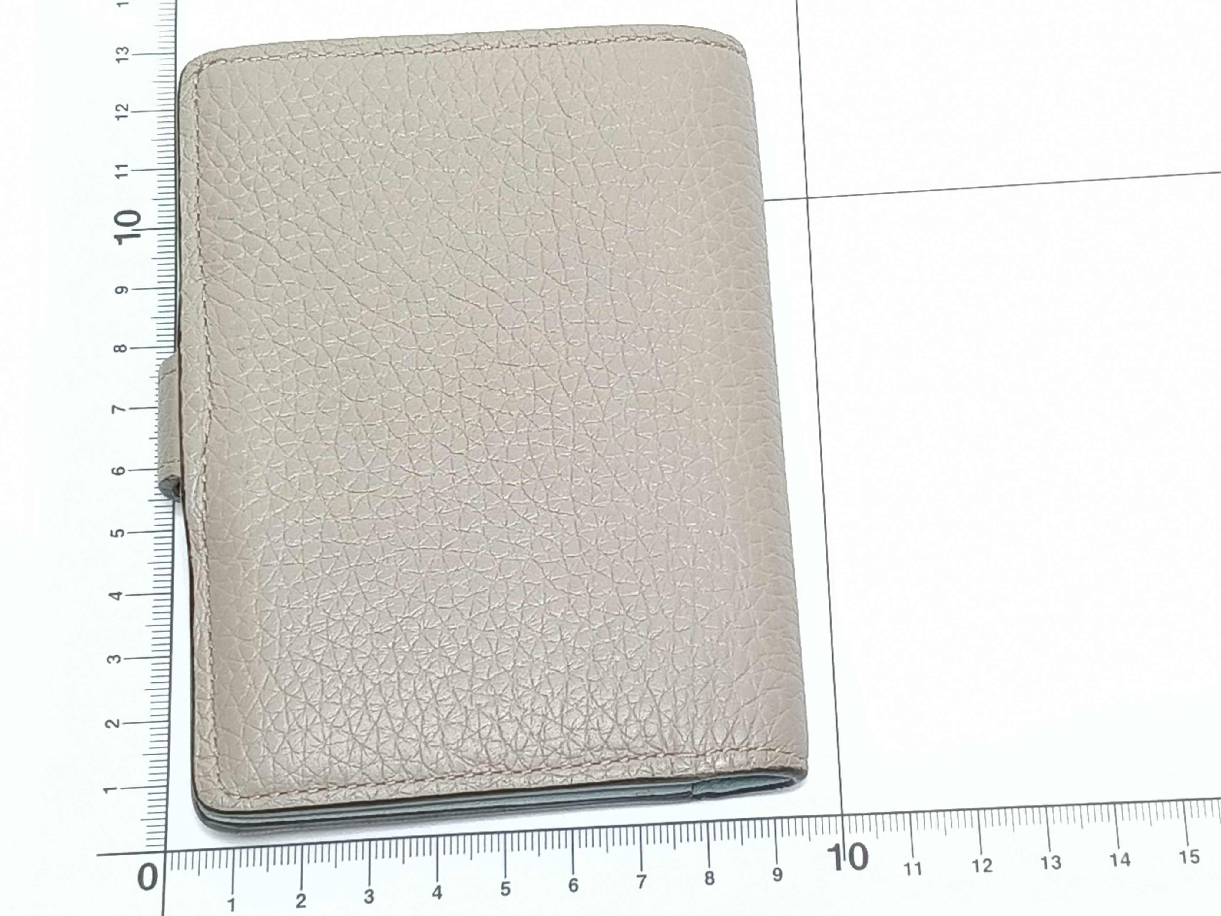 Taurillon Vertical Galet Compact Wallet M82198 RFID Detectable Folding Wallet — view 2