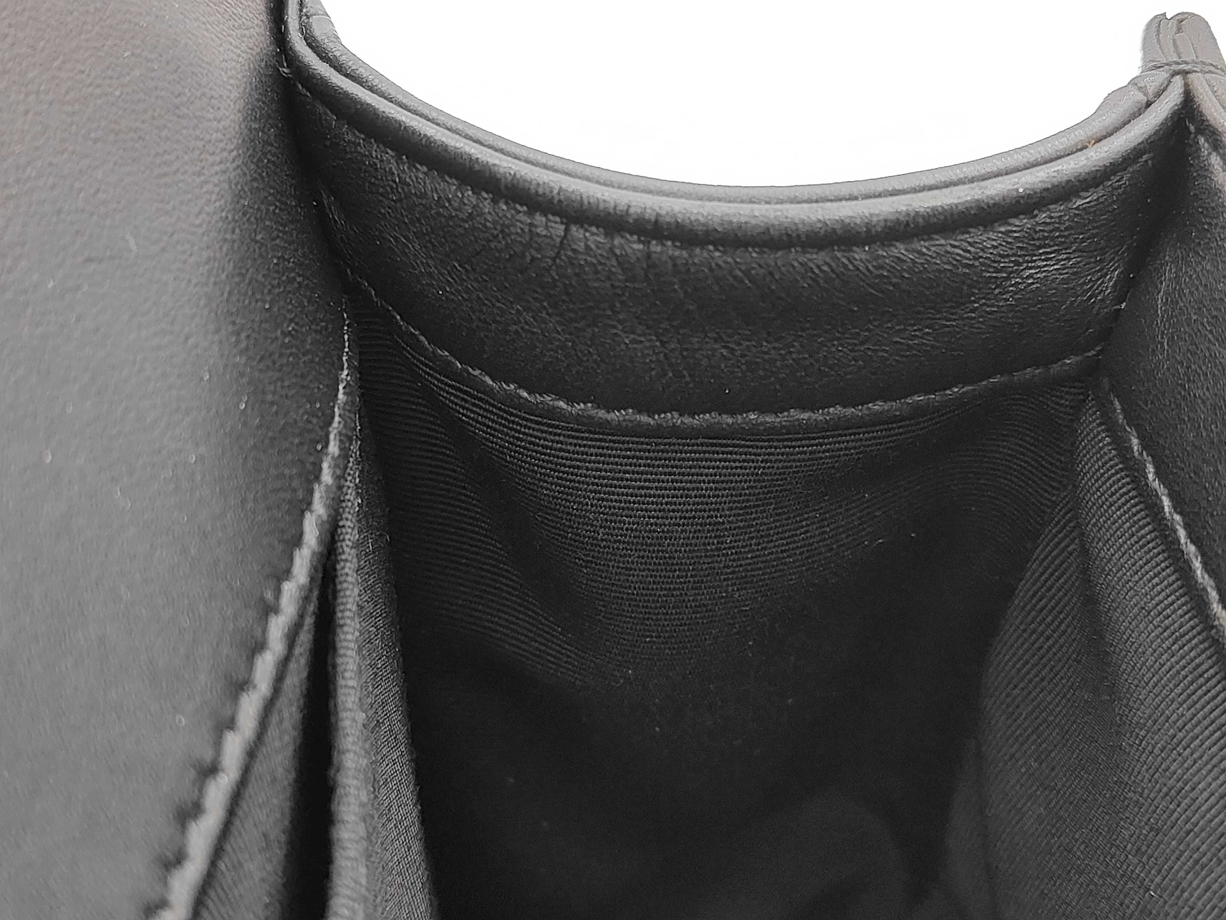 Black Lambskin Boy 25cm GP Hardware Matelassé Chain Shoulder Bag (Serial Number 23) — view 12