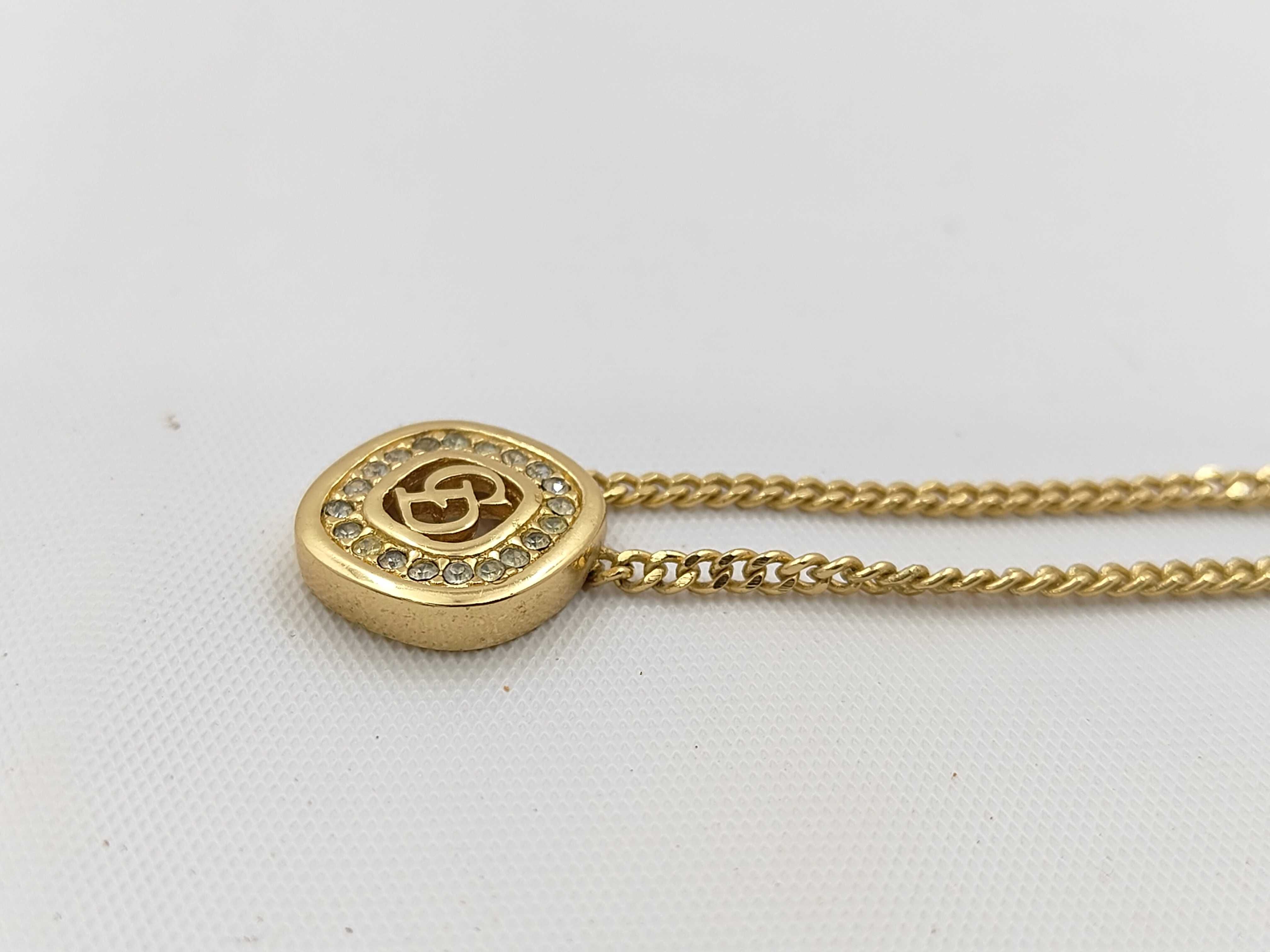 Necklace CD Rhinestone GP Necklace — view 3