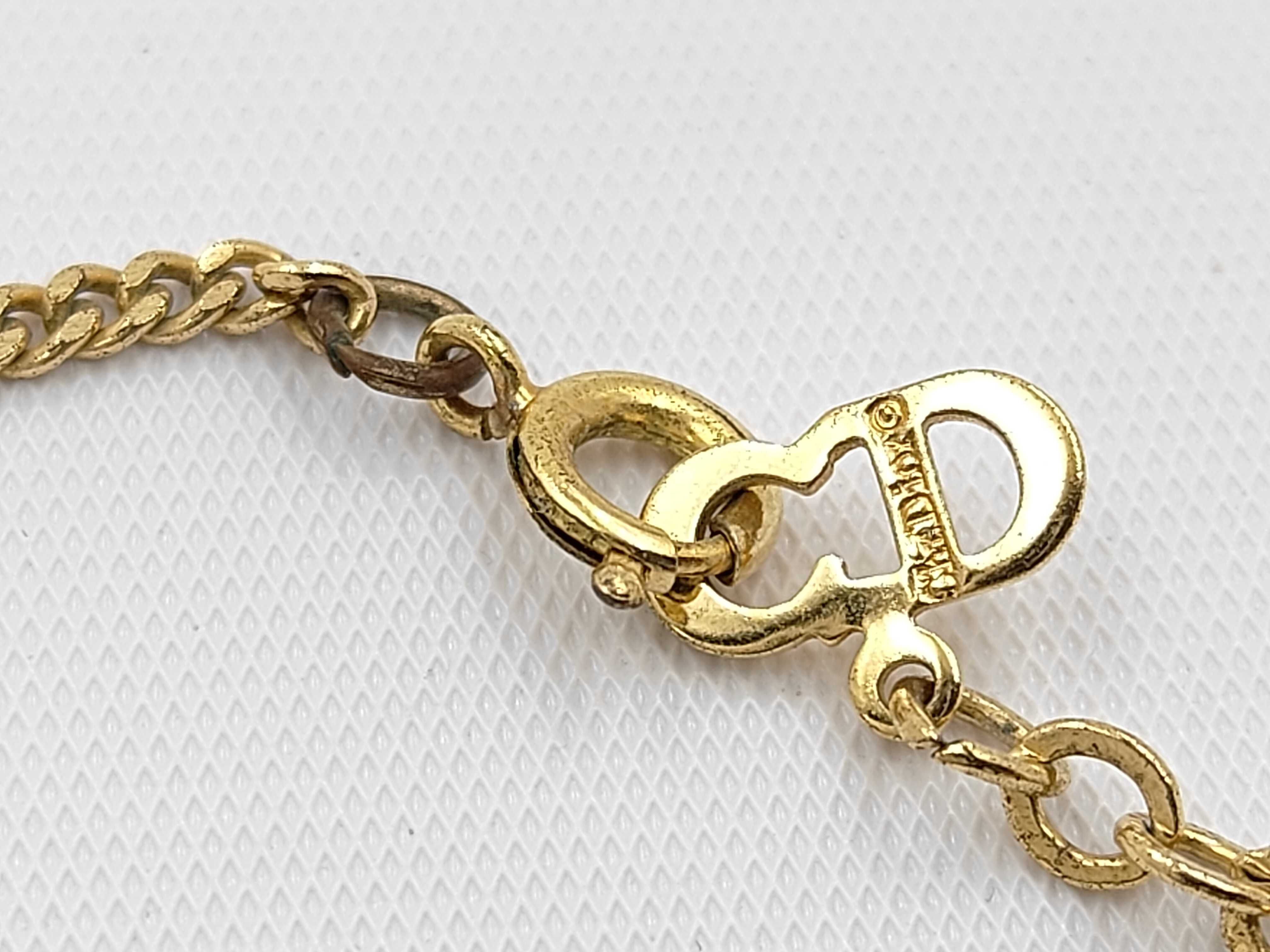 Necklace CD Rhinestone GP Necklace — view 4