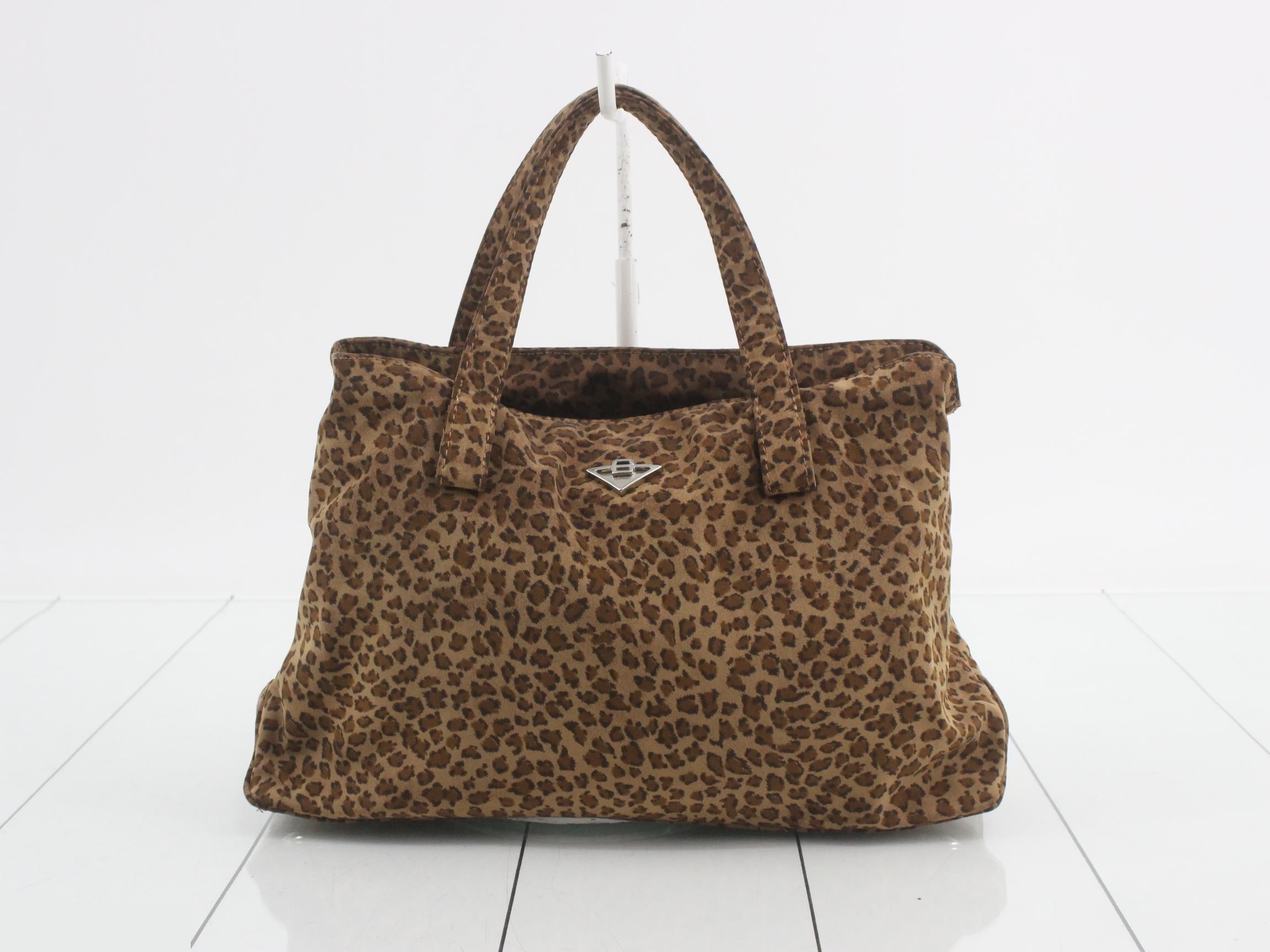 Leopard print handbag