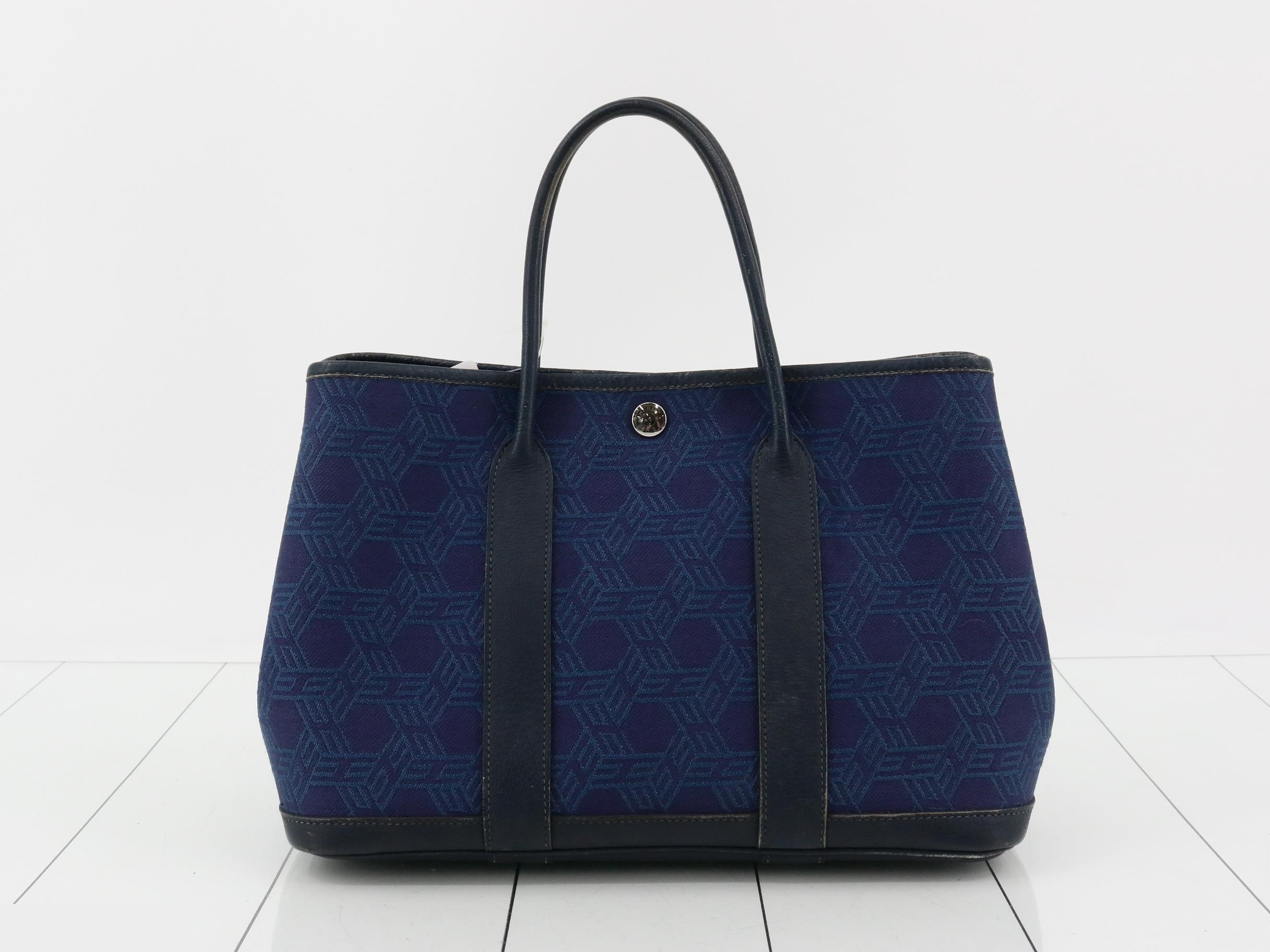 Garden Party TPM handbag, canvas, L stamp — view 2
