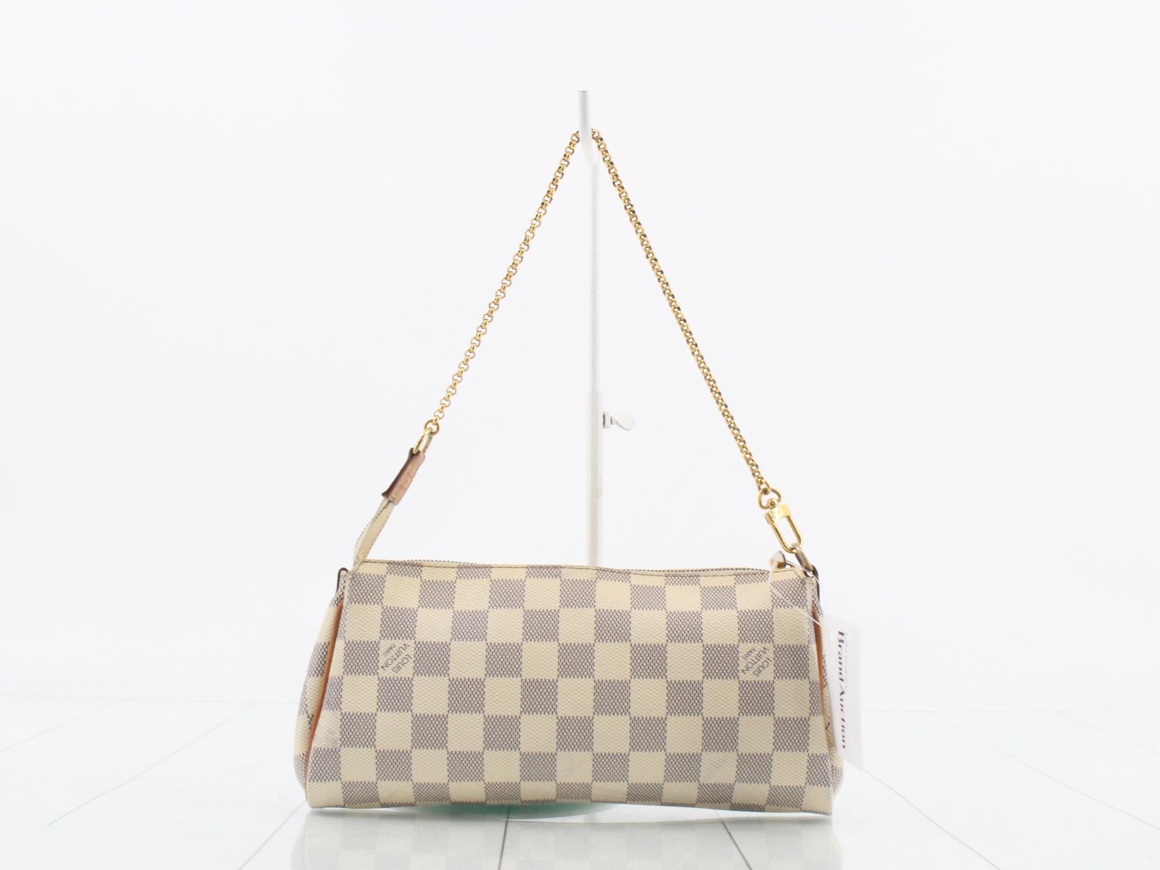 Eva Damier Azur Handbag/Shoulder Bag (2-Way) — view 2