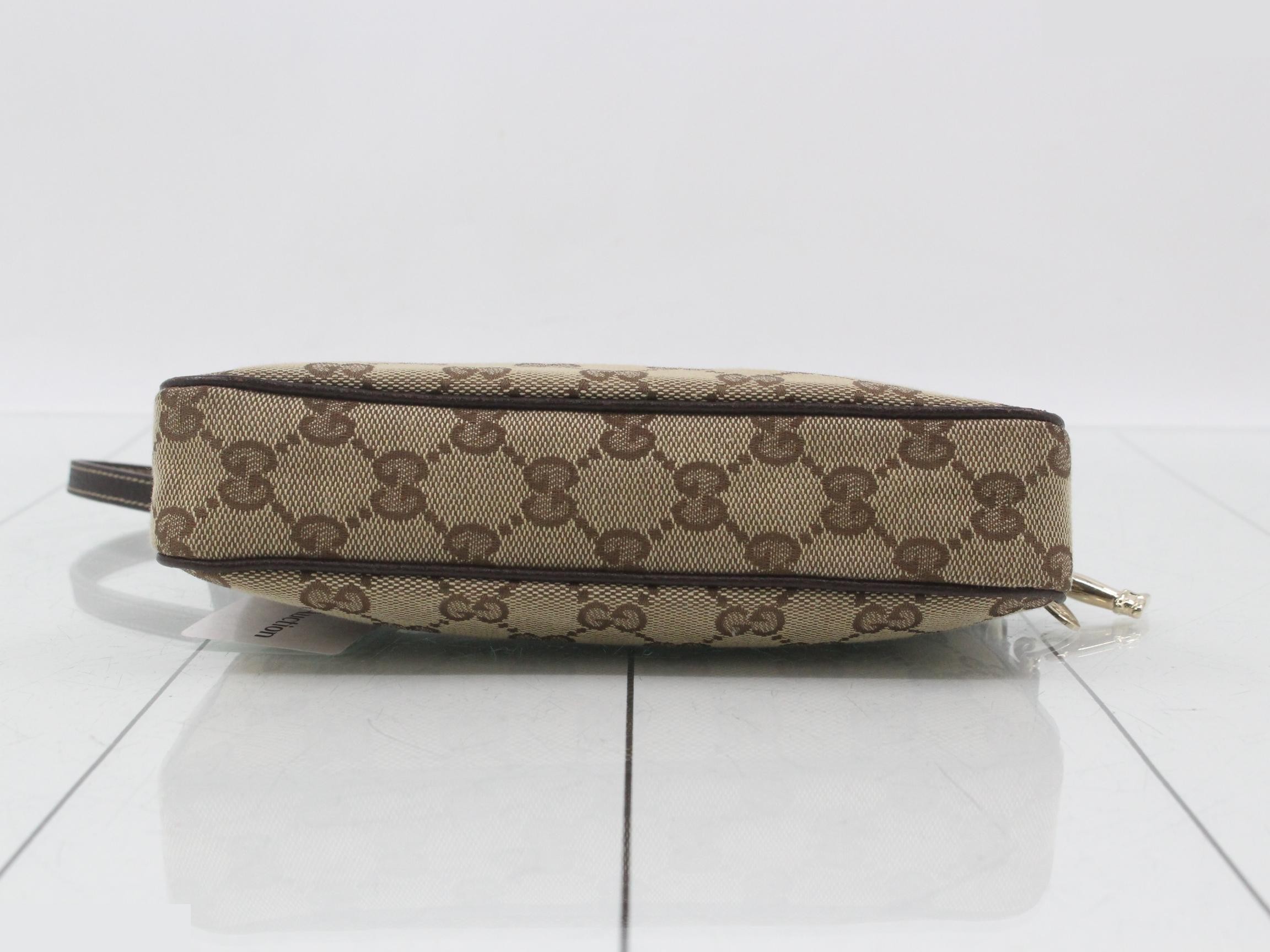 GG Canvas Accessory Pouch — view 3