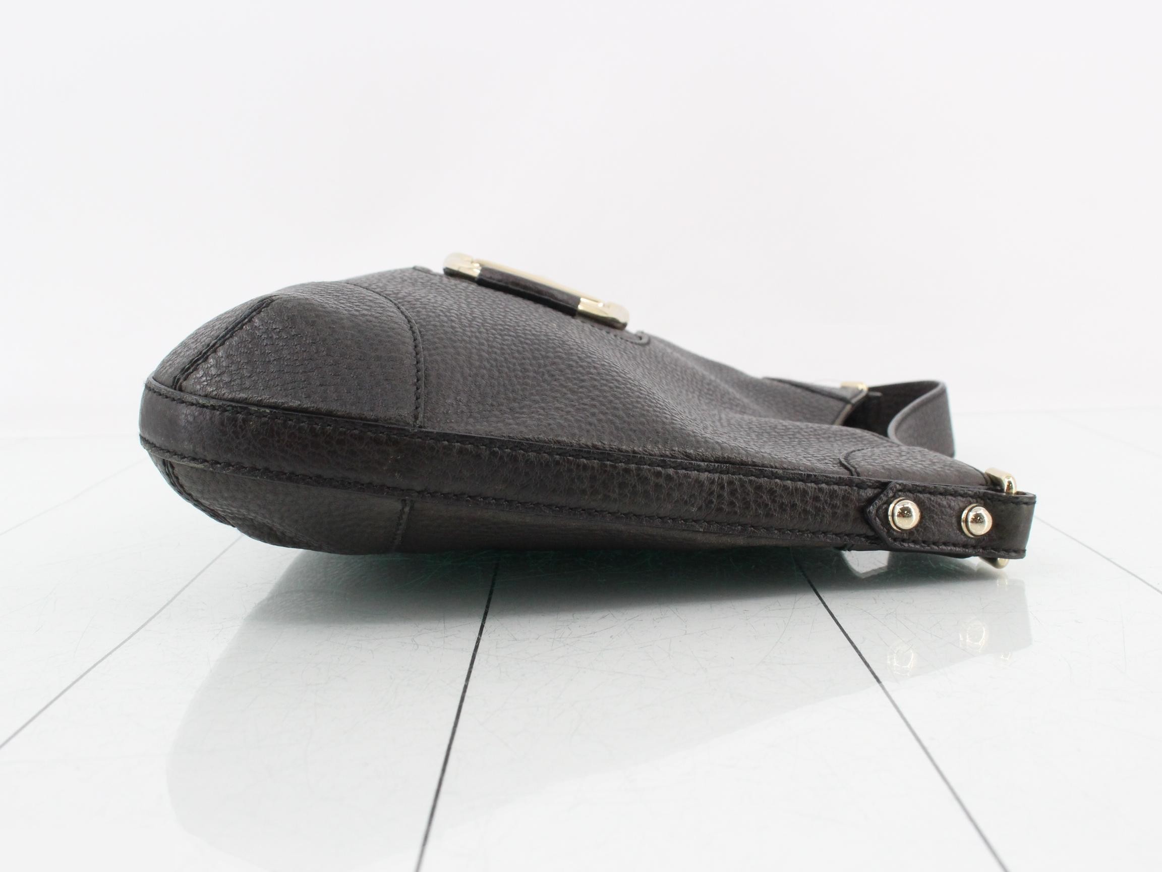 Horsebit Hobo Leather One-Shoulder Bag — view 3
