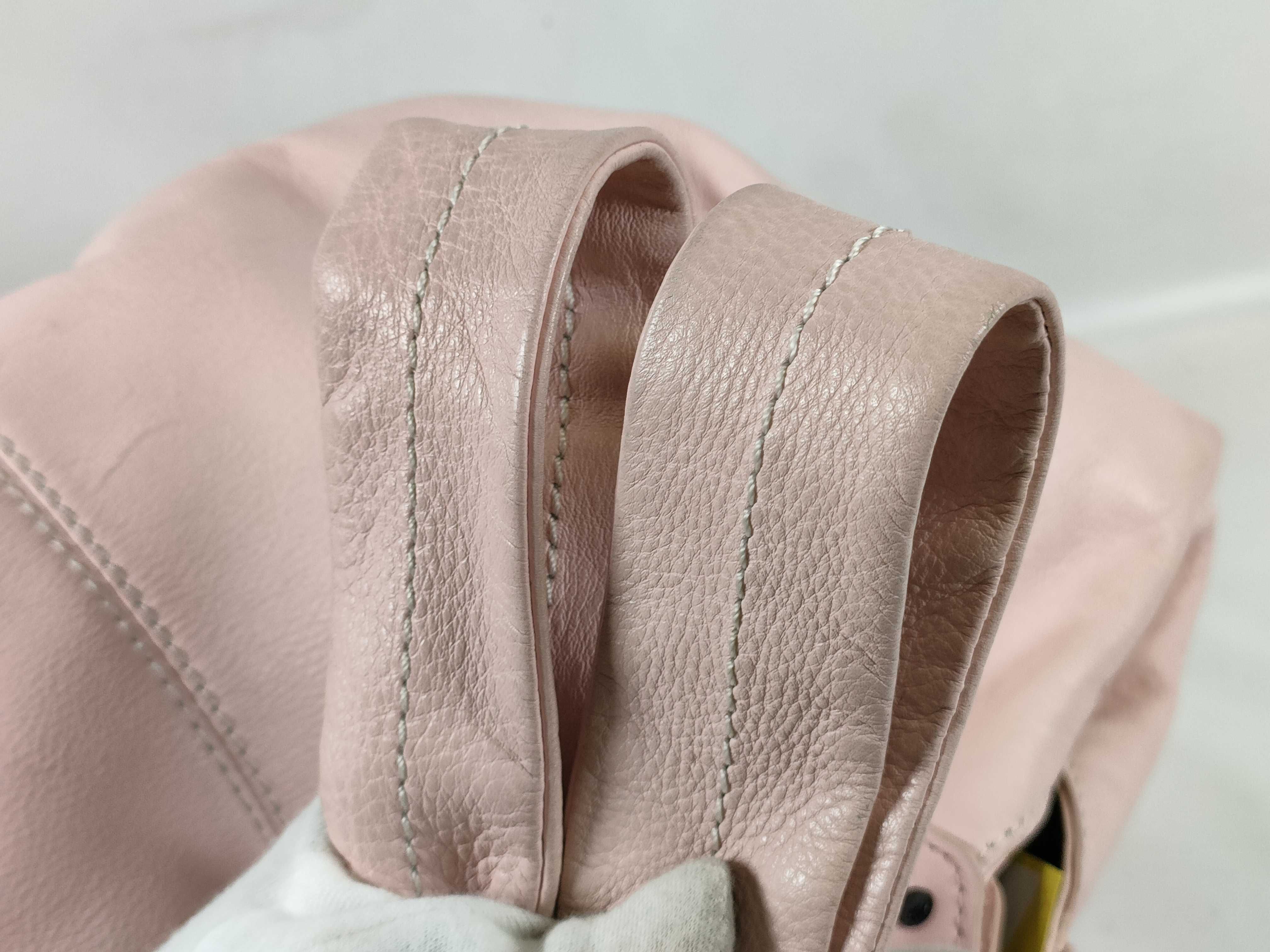 Blue Label Leather Bag / Check Interior Handbag — view 4