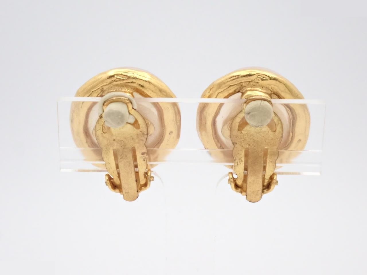 Coco Mark Faux Pearl Earrings, Size 28 — view 2