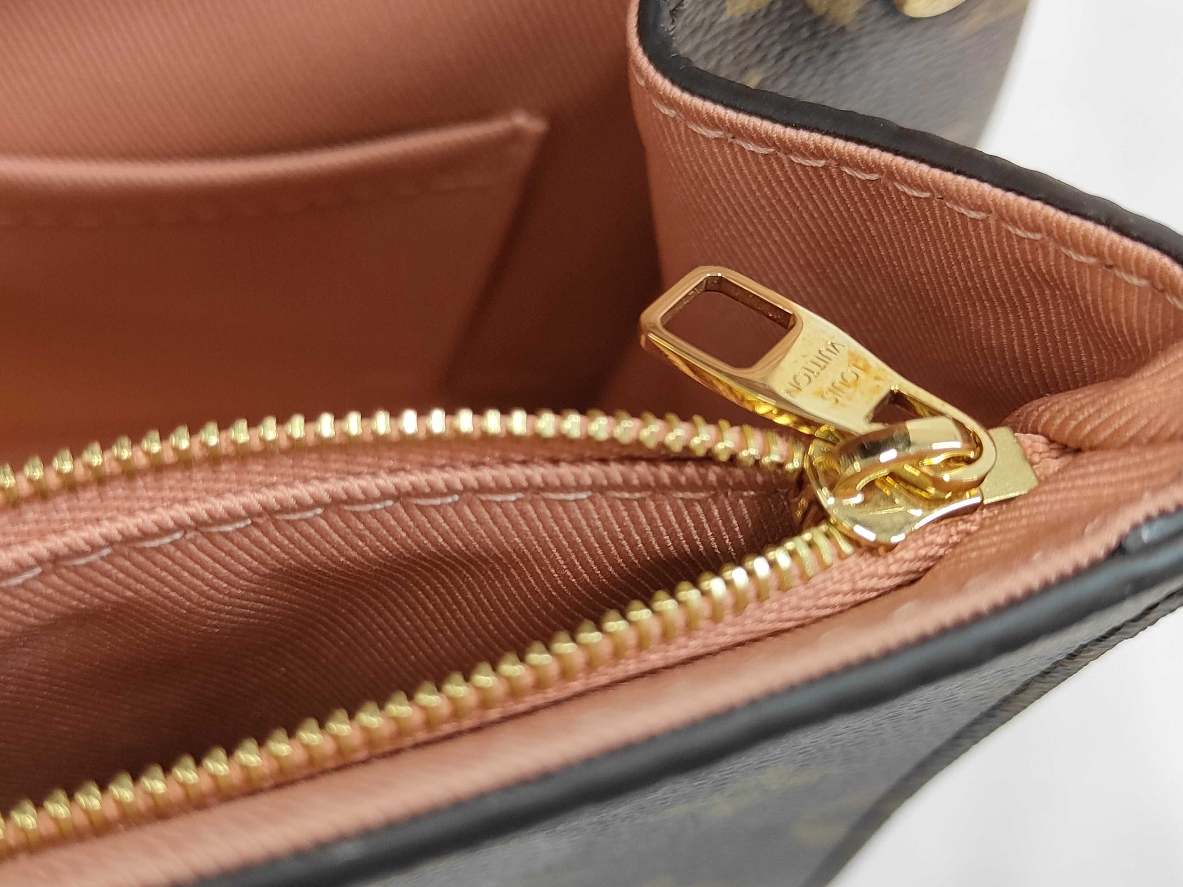 Clooney MM Monogram Pink Strap Handbag M43535 — view 9