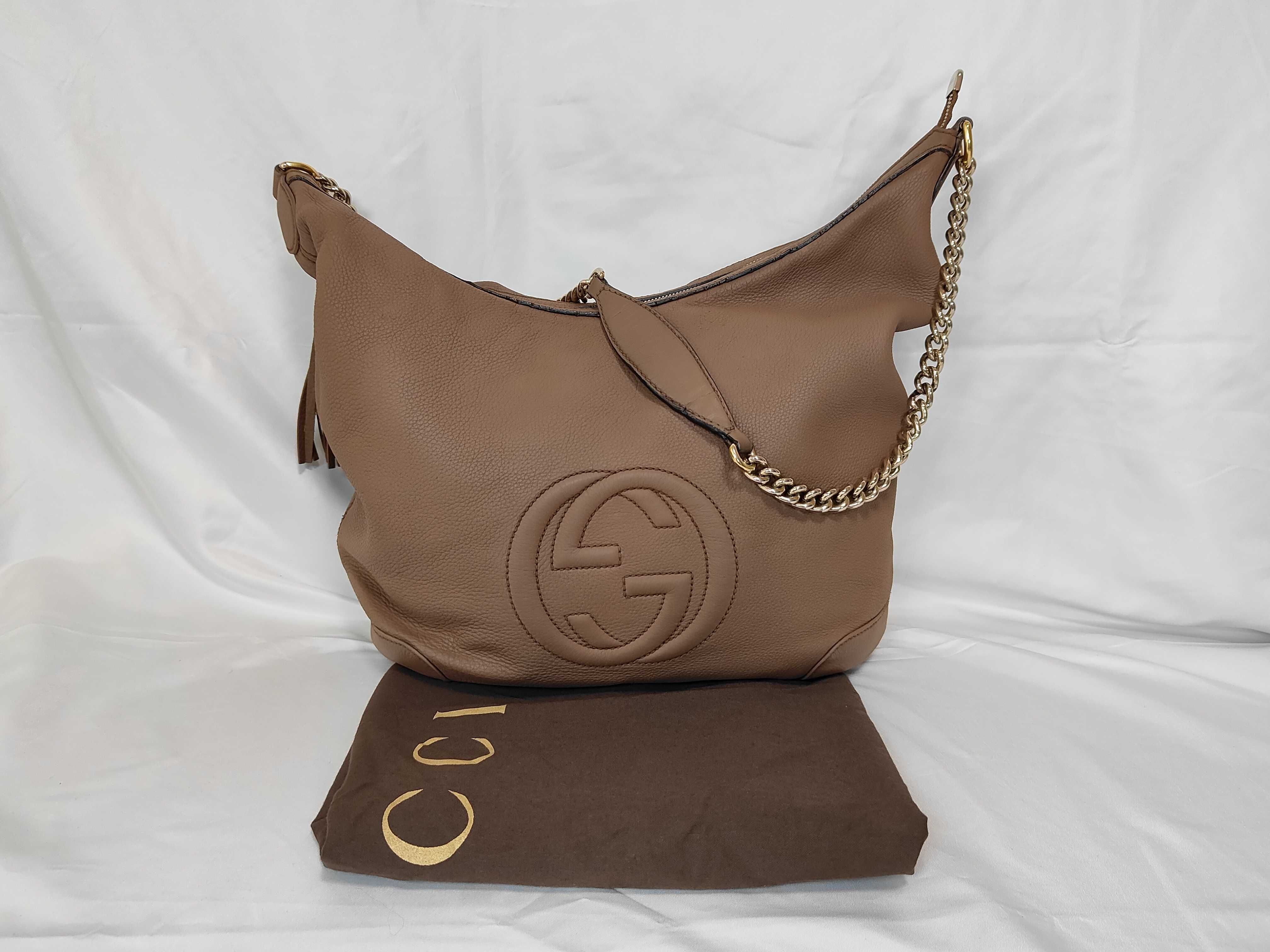 Soho Tassel Chain Shoulder Bag Brown