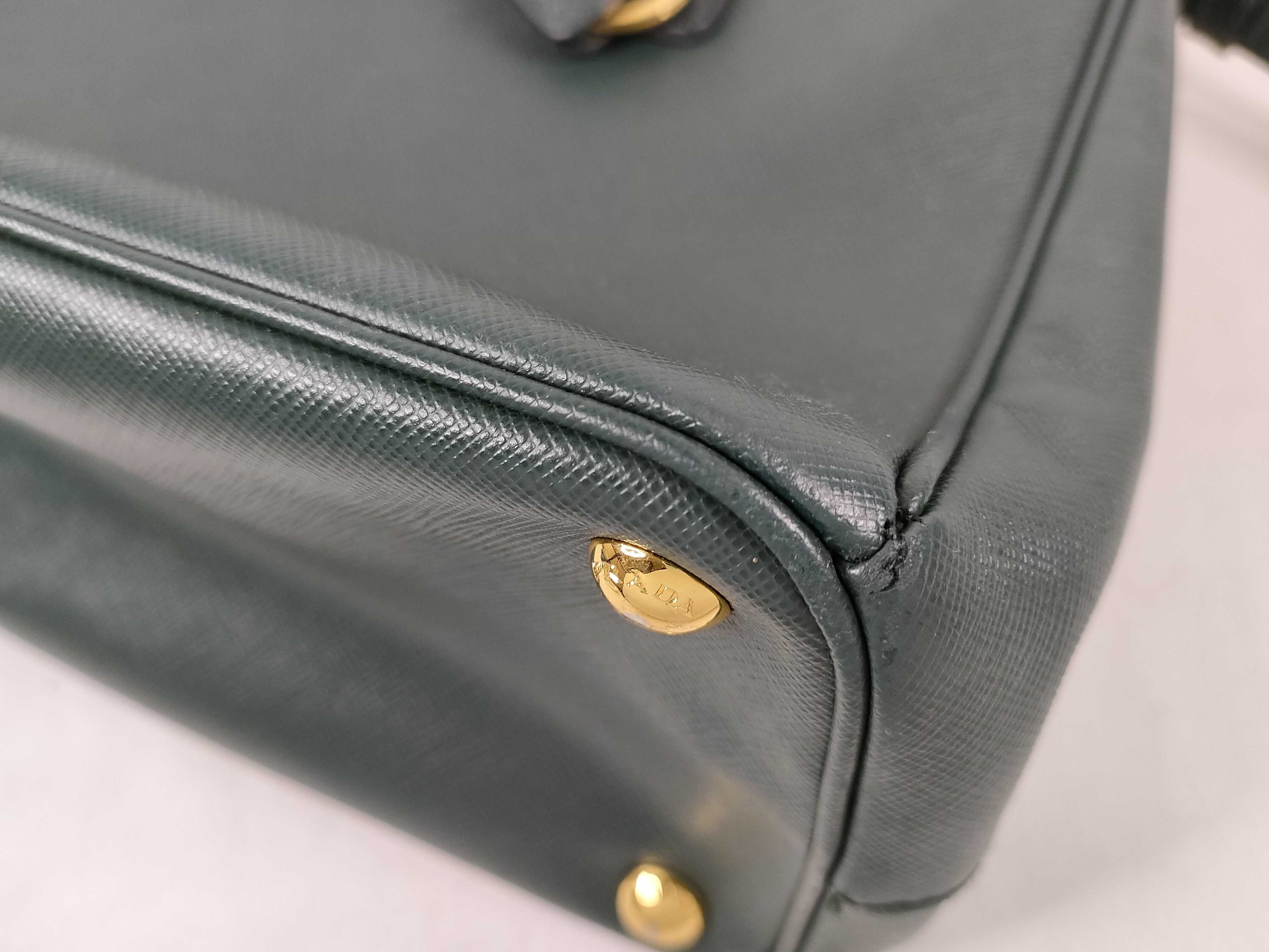 Galleria Handbag, Leather, Green, 2-Way Handbag — view 7