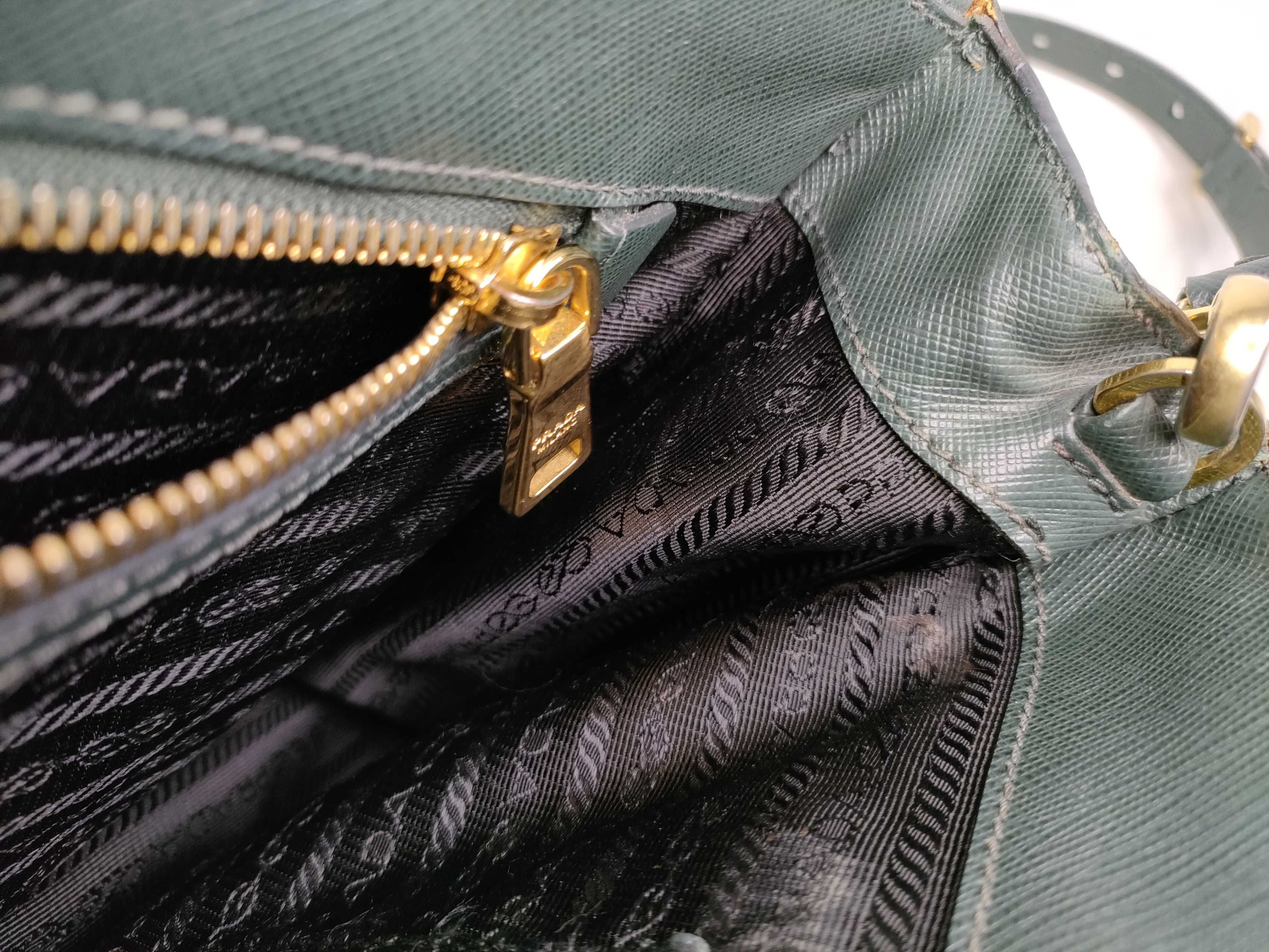 Galleria Handbag, Leather, Green, 2-Way Handbag — view 10