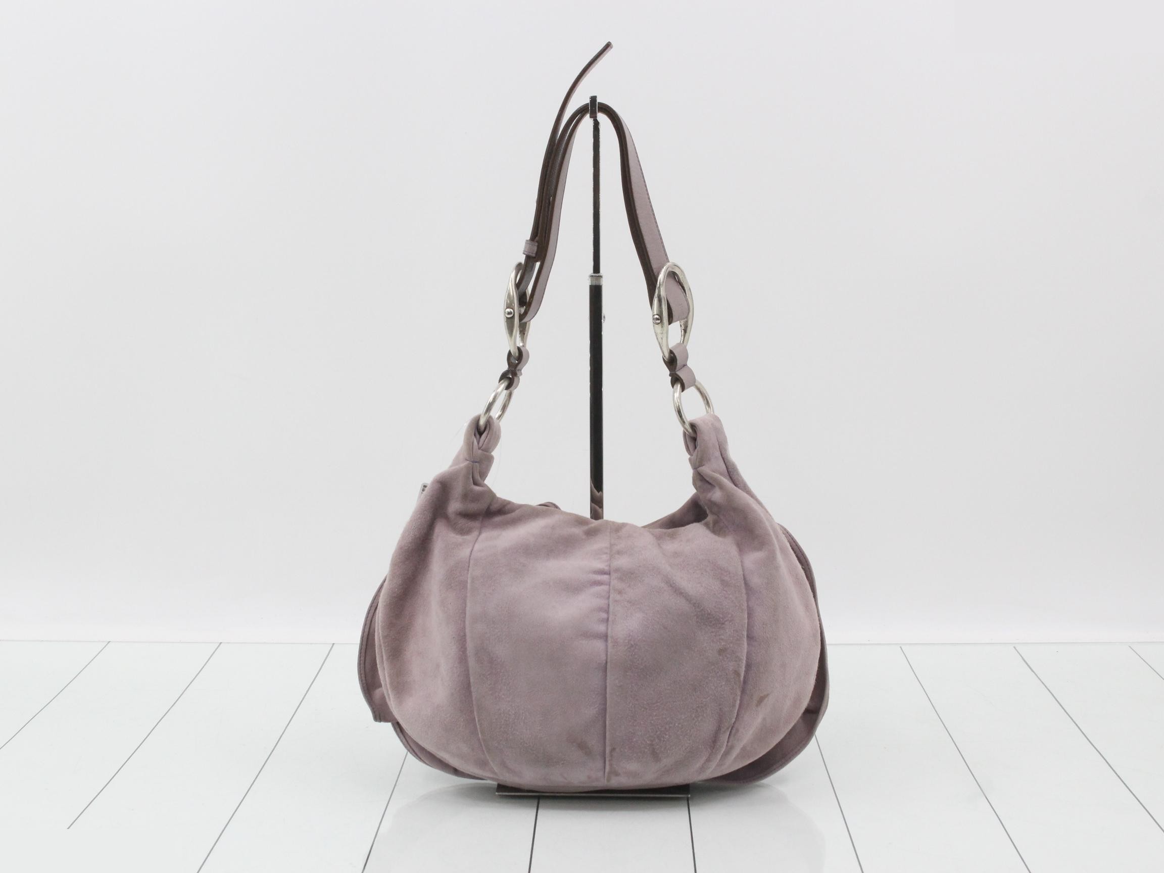 Nadja handbag, frill, suede — view 2