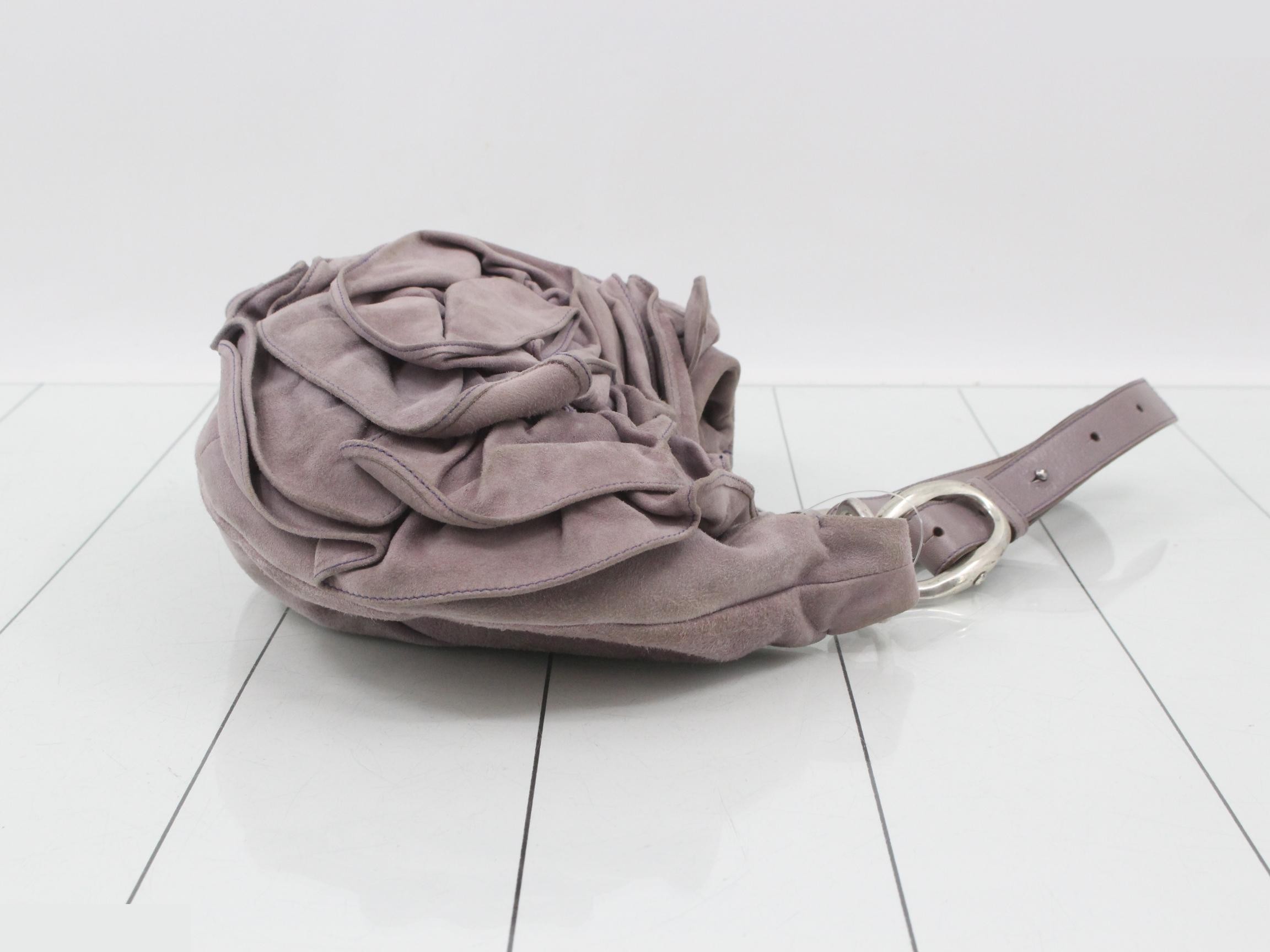 Nadja handbag, frill, suede — view 3