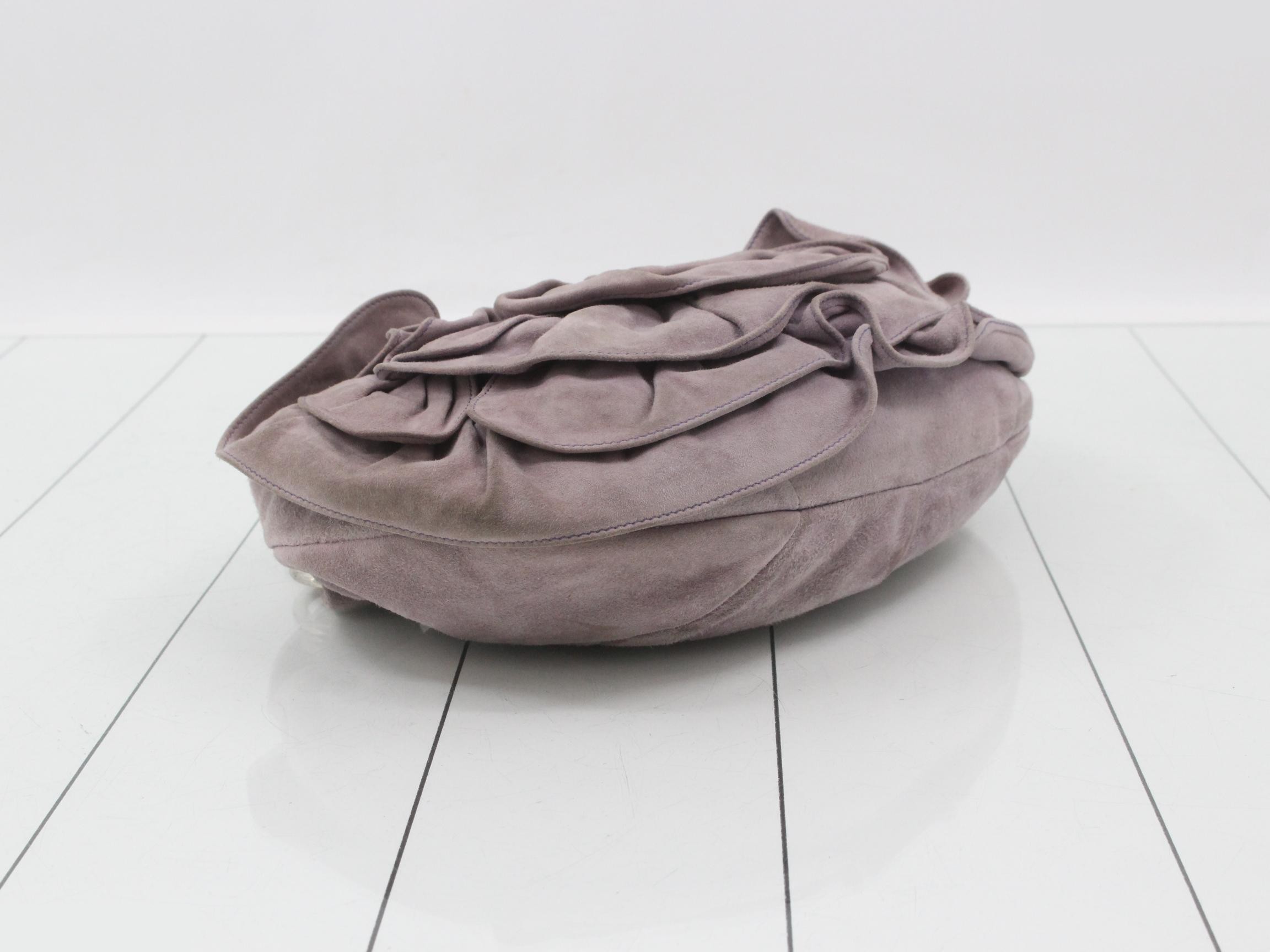 Nadja handbag, frill, suede — view 5